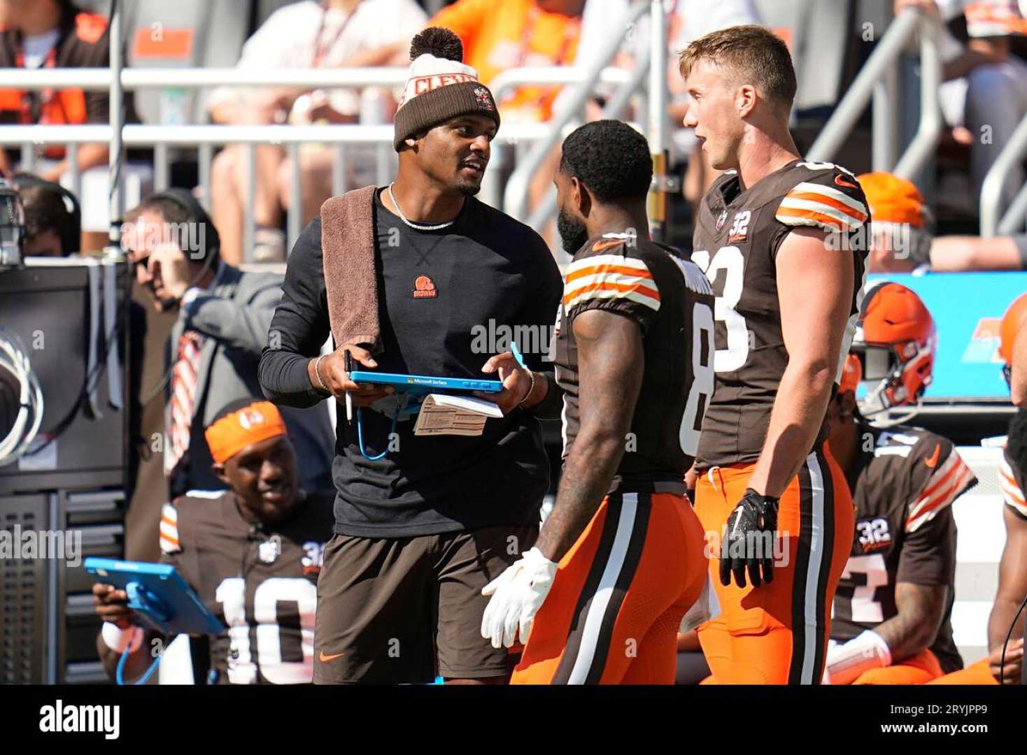Deshaun Watson Nfl Sidelines Debut