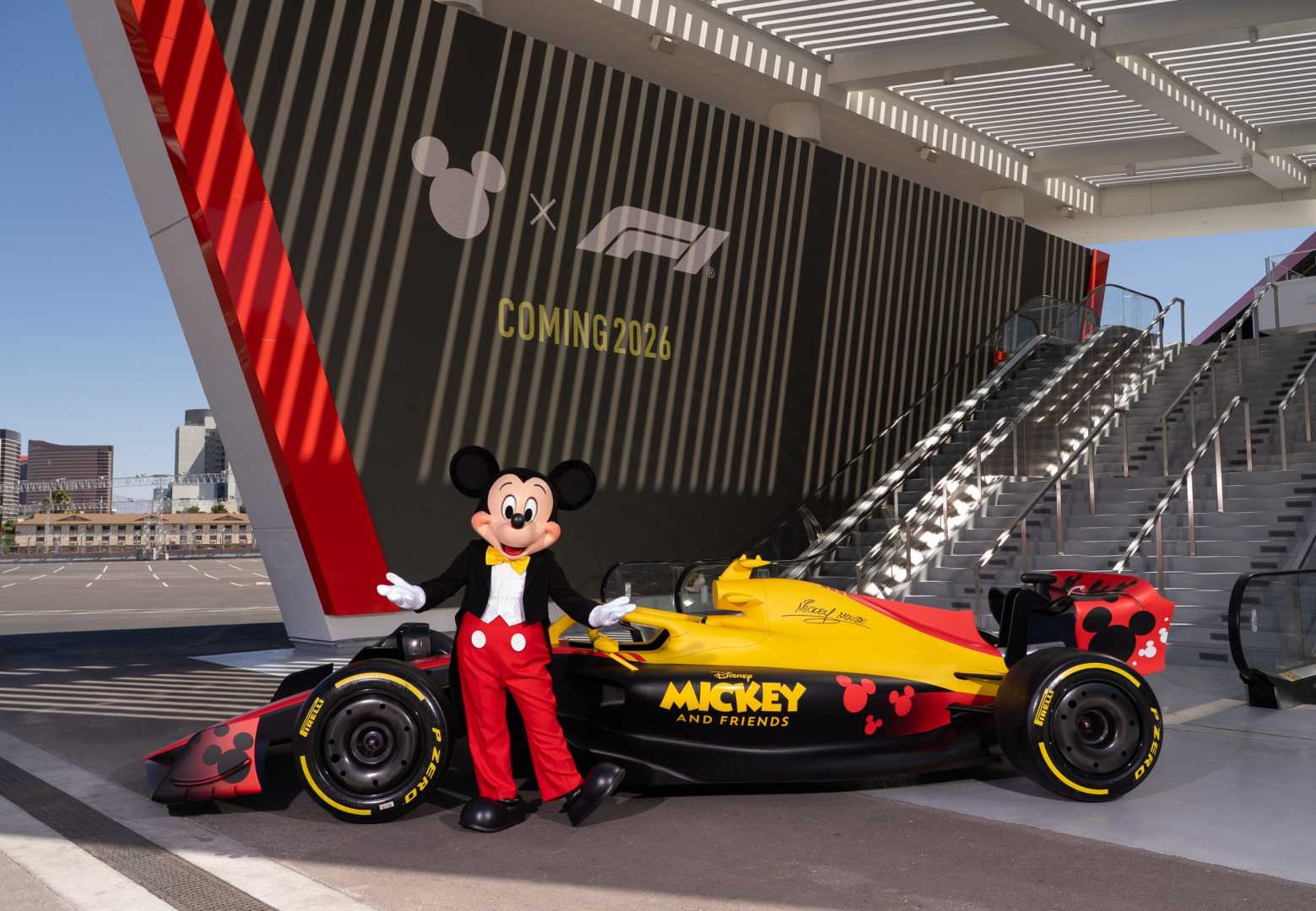 Disney Mickey Mouse Formula One Las Vegas