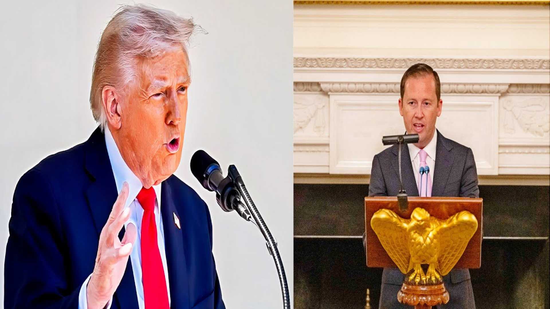 Donald Trump Swearing In Ambassador Sergio Gor