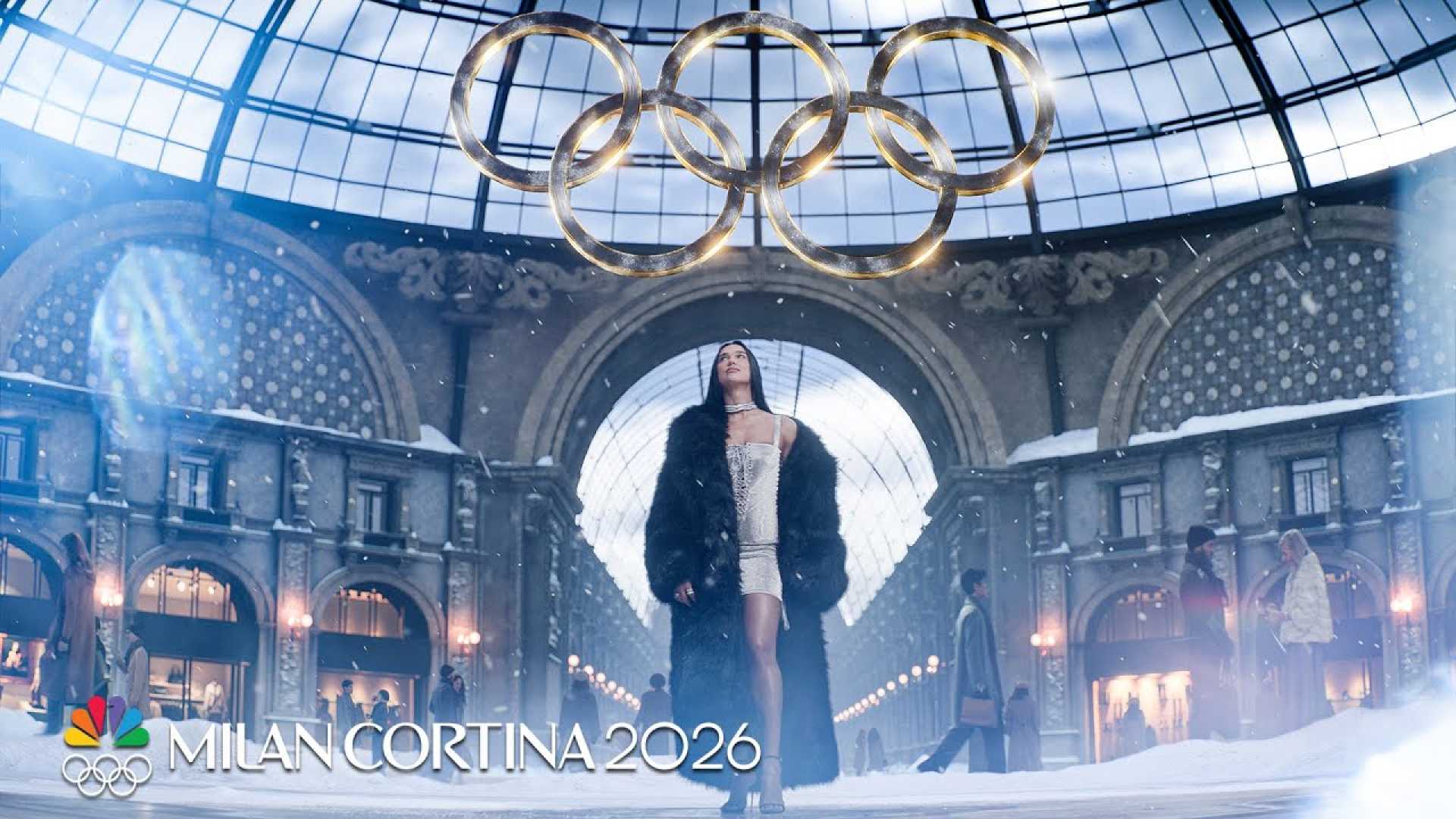 Dua Lipa Winter Olympics Promo Milan
