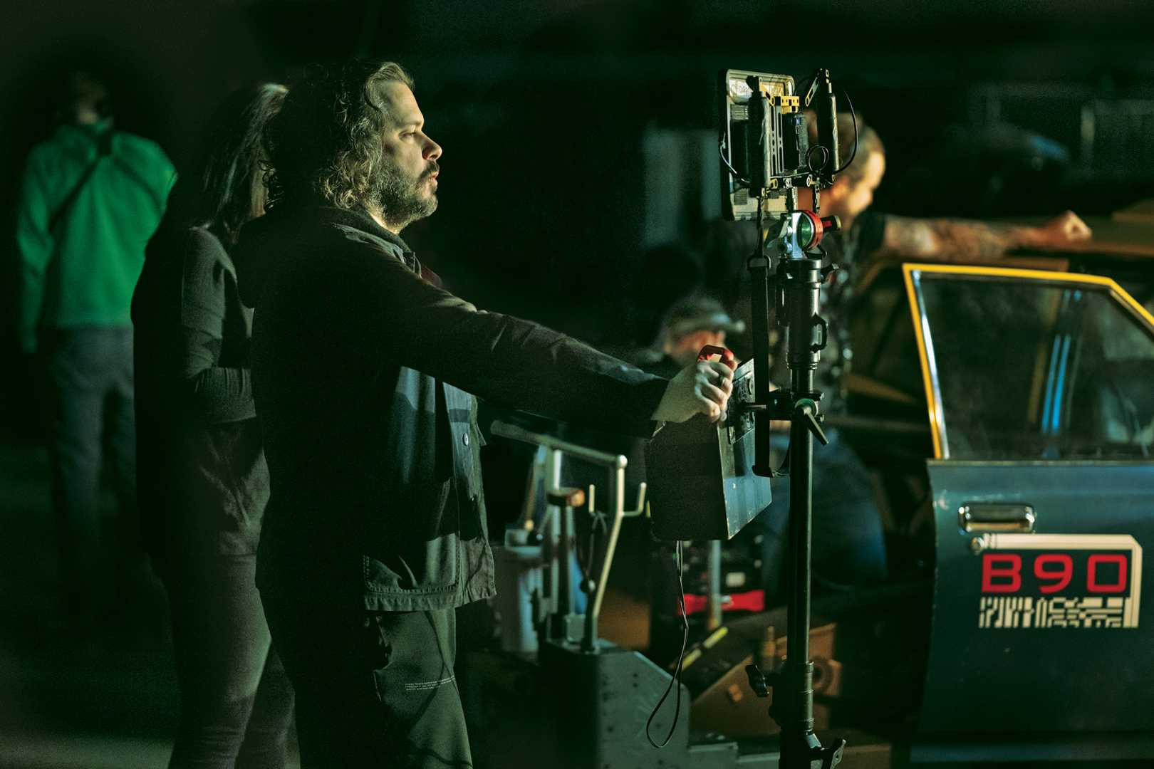 Edgar Wright Running Man Movie Shoot