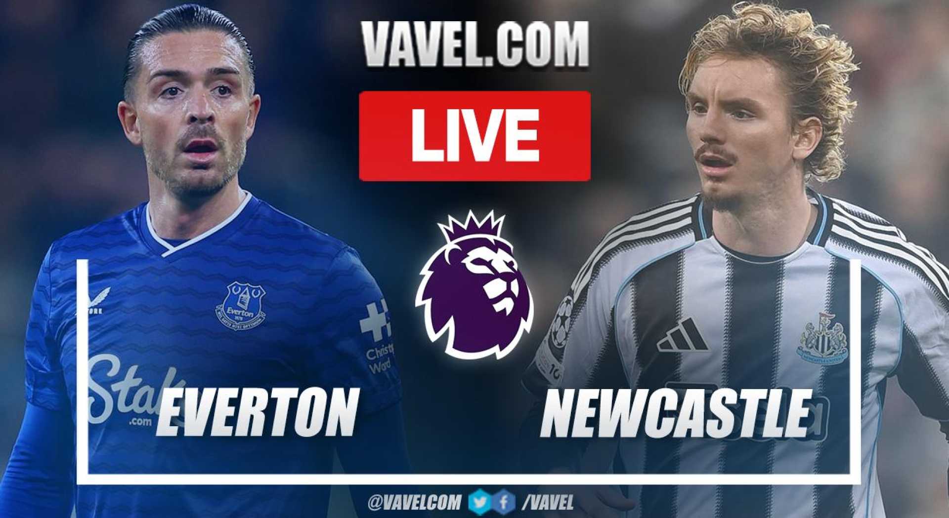 Everton Vs Newcastle Premier League Match