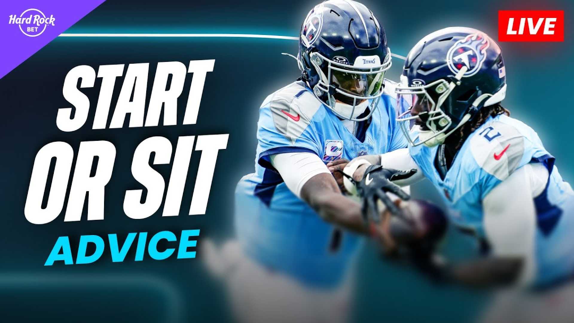 Fantasy Football Start Sit Advice