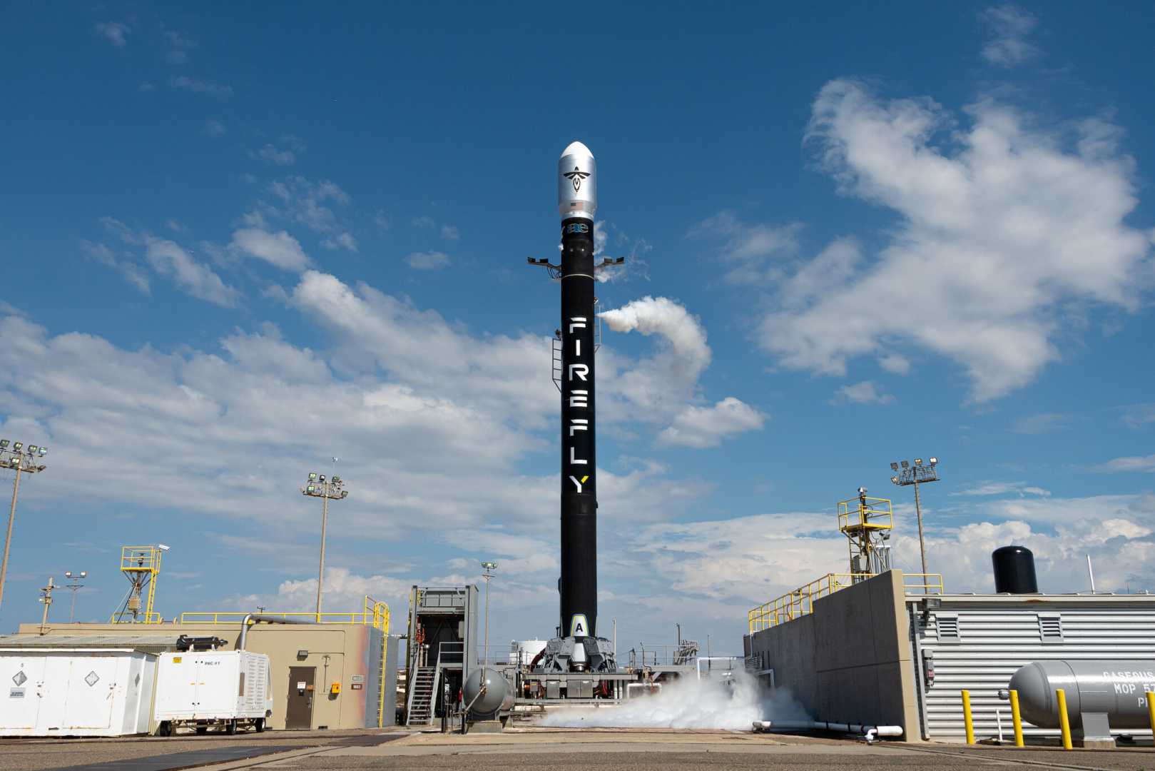 Firefly Aerospace Alpha Rocket Ground Test