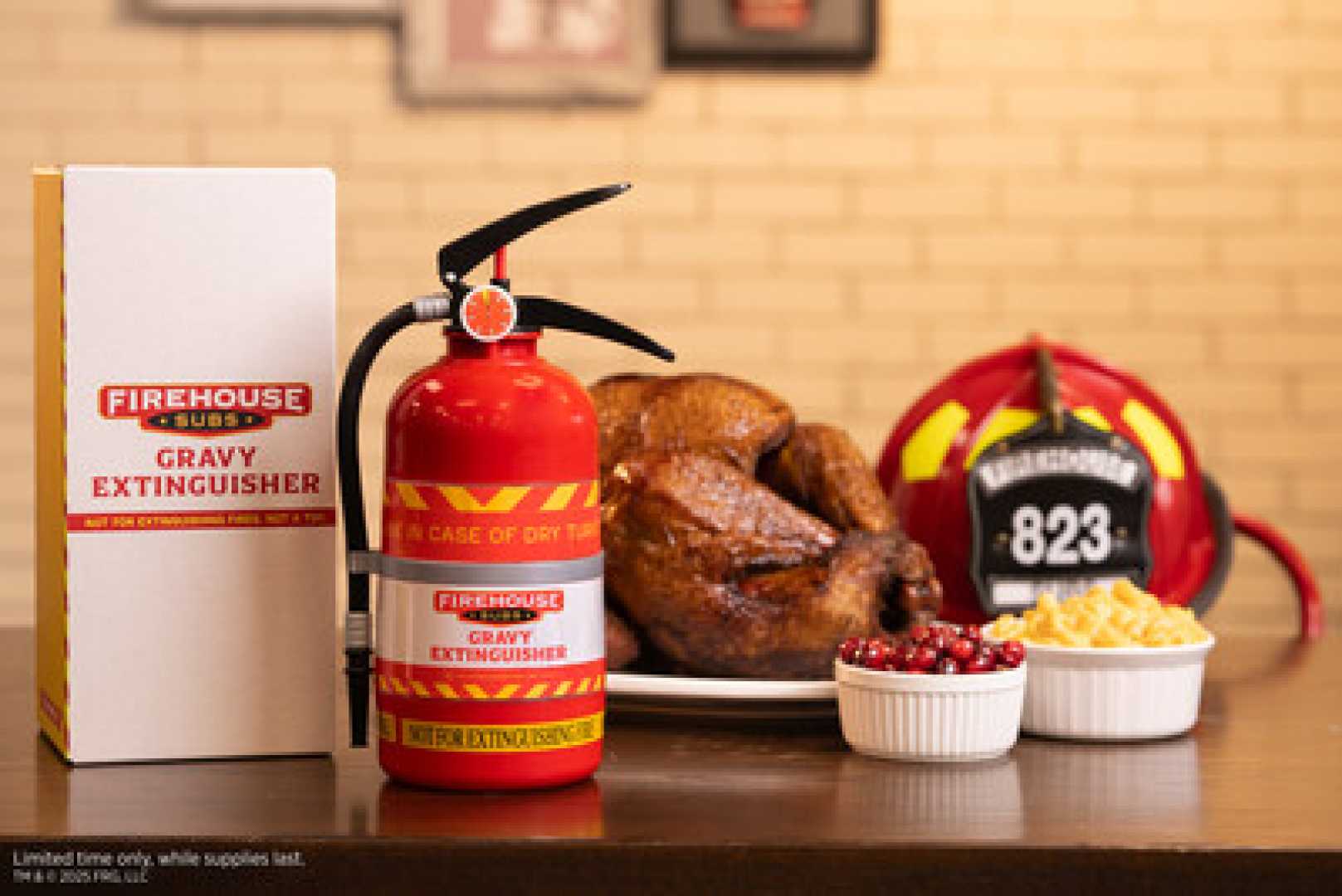 Firehouse Subs Gravy Extinguisher Thanksgiving
