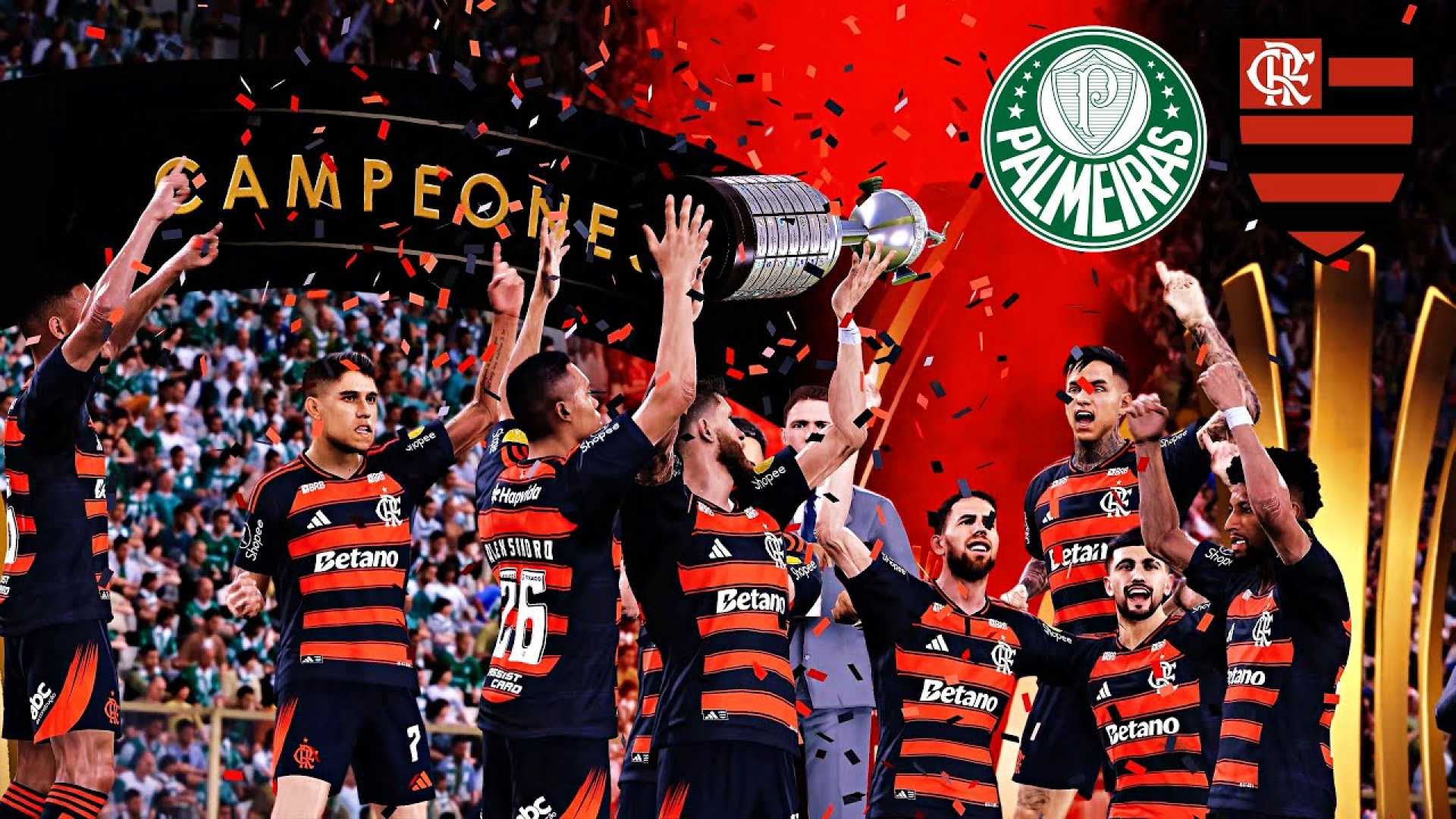 Flamengo Palmeiras Libertadores Final Players