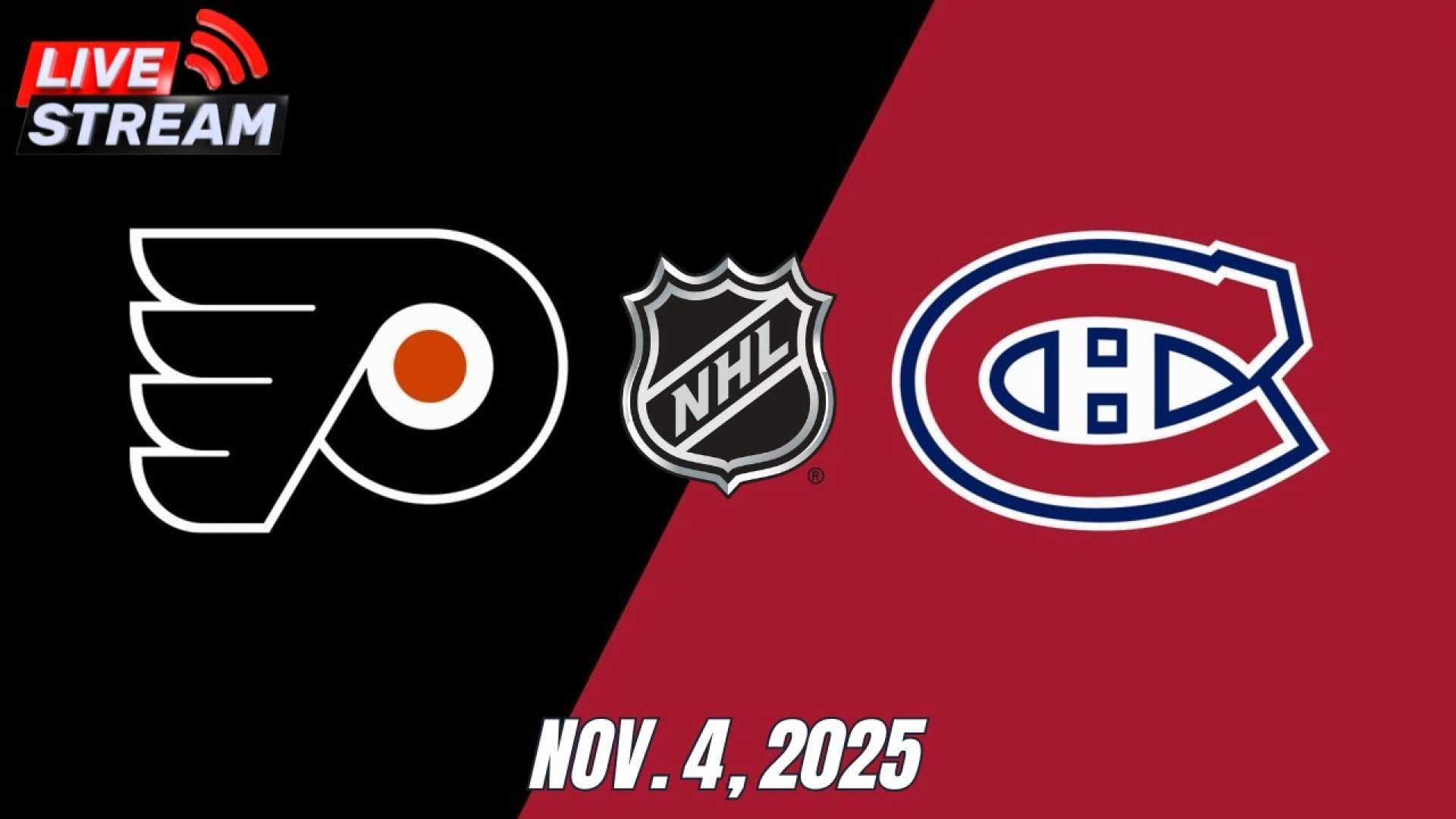 Flyers Vs Canadiens November 2025