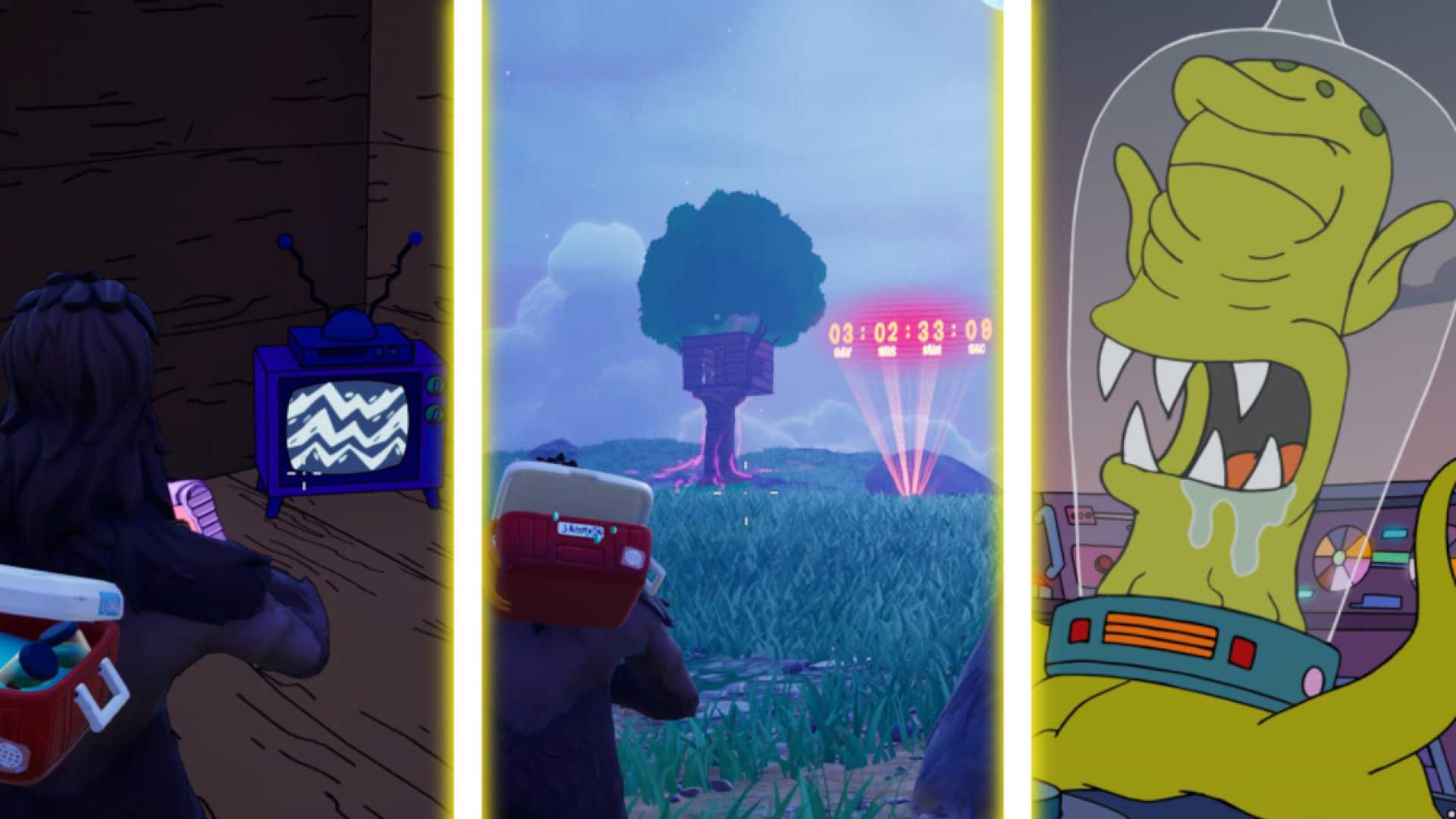 Fortnite The Simpsons Live Event