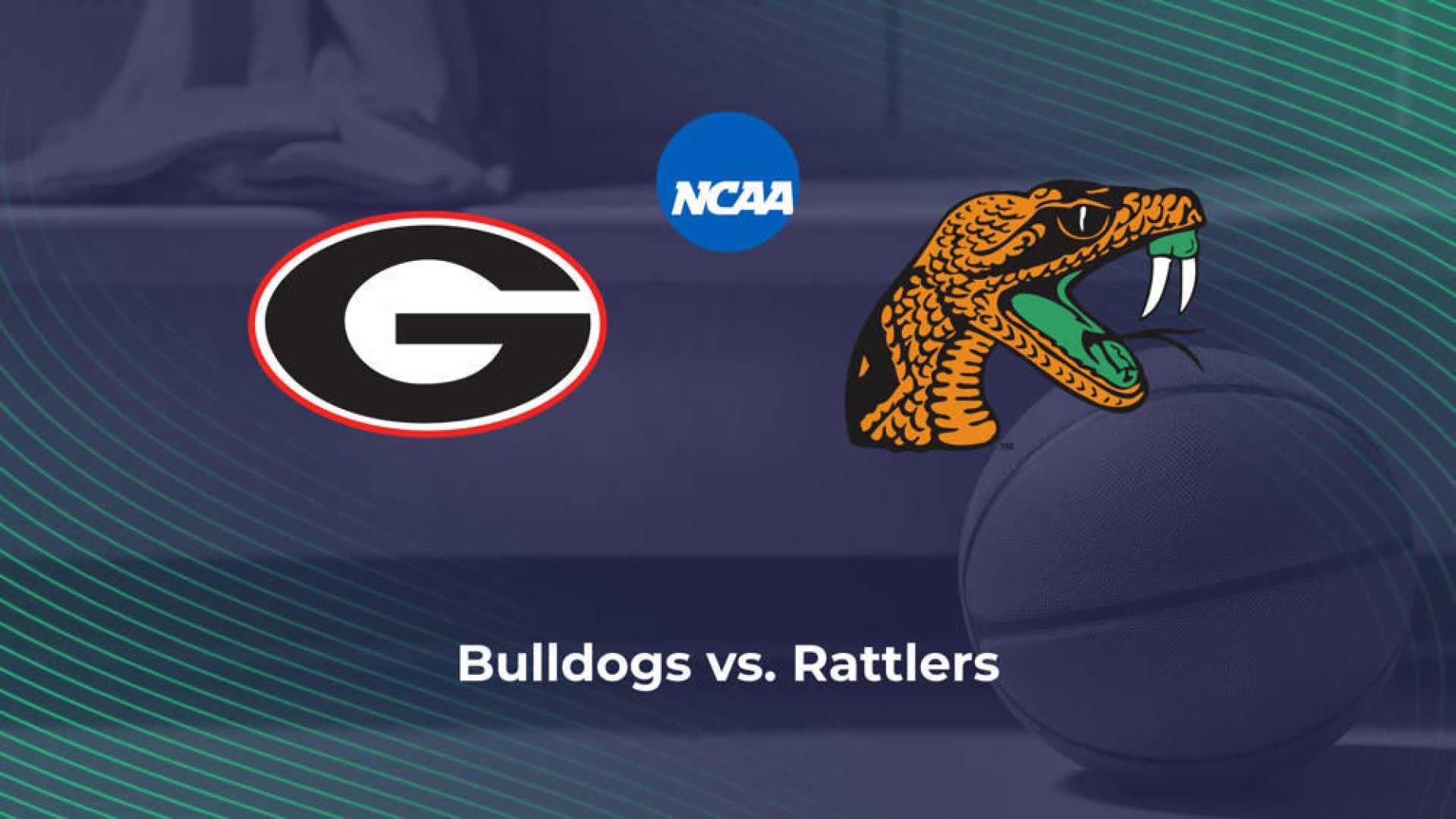 Georgia Bulldogs Basketball Against Florida A&m