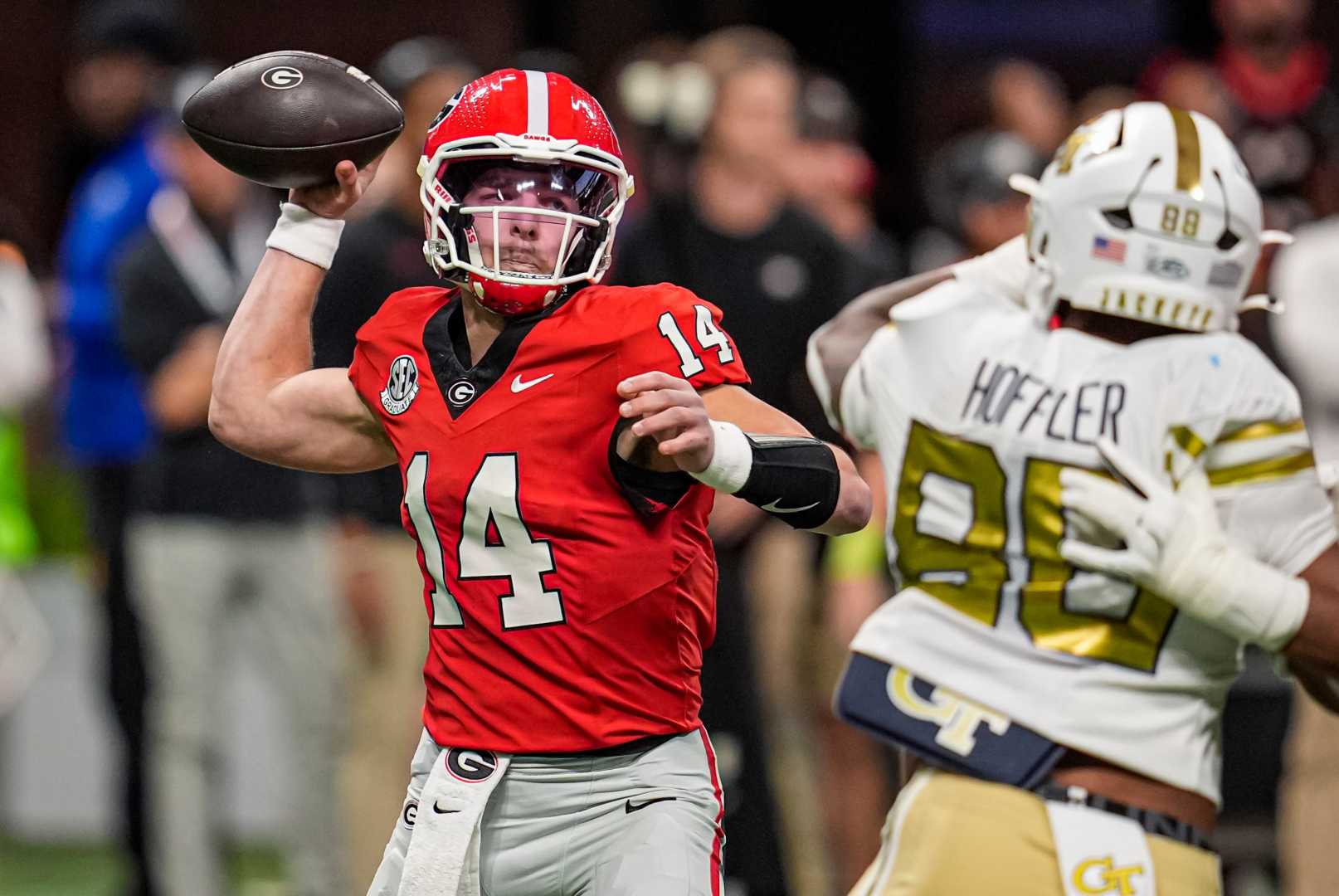Georgia Bulldogs Vs Georgia Tech Football