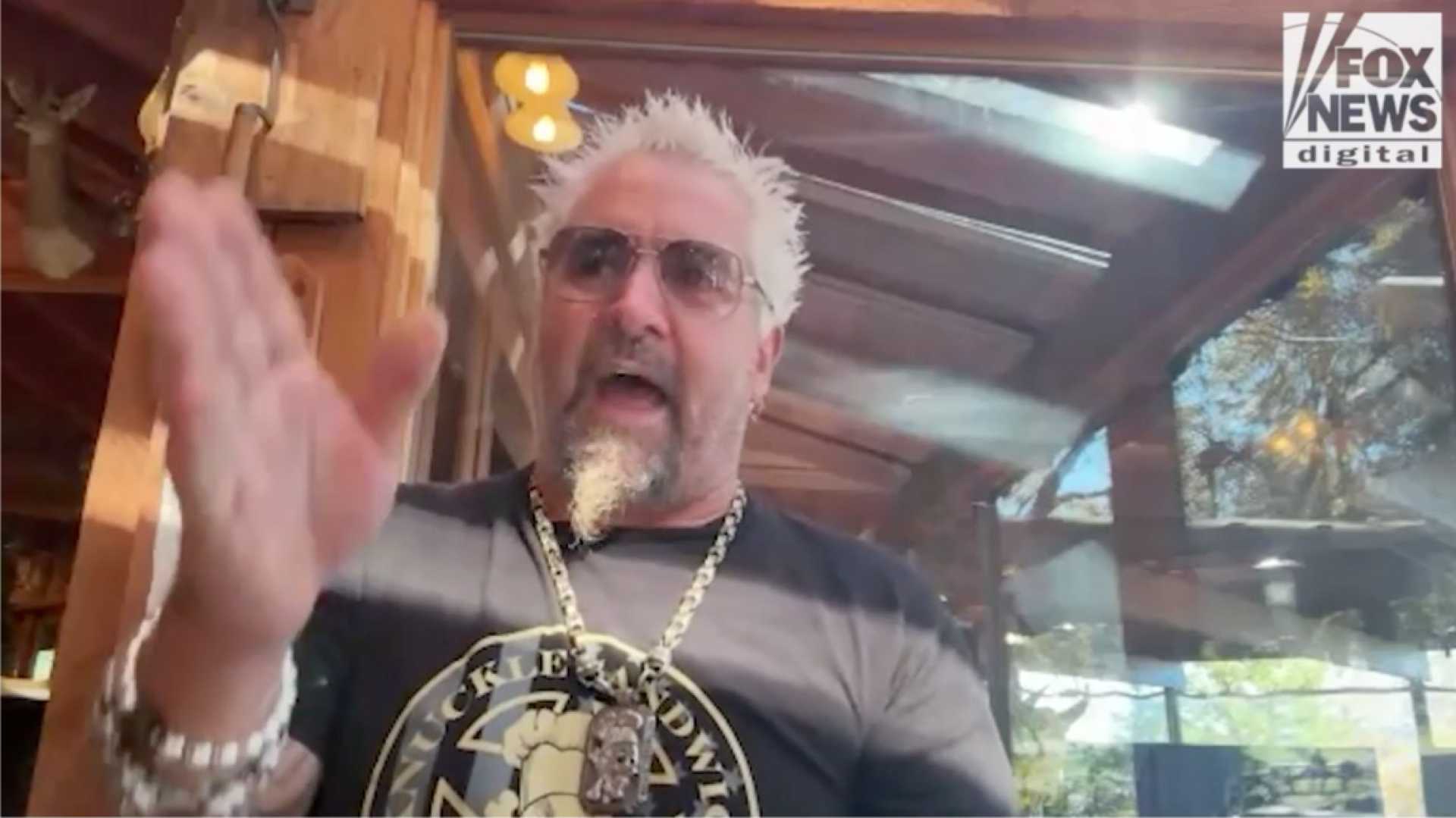 Guy Fieri Flavortown Food Fight Injury