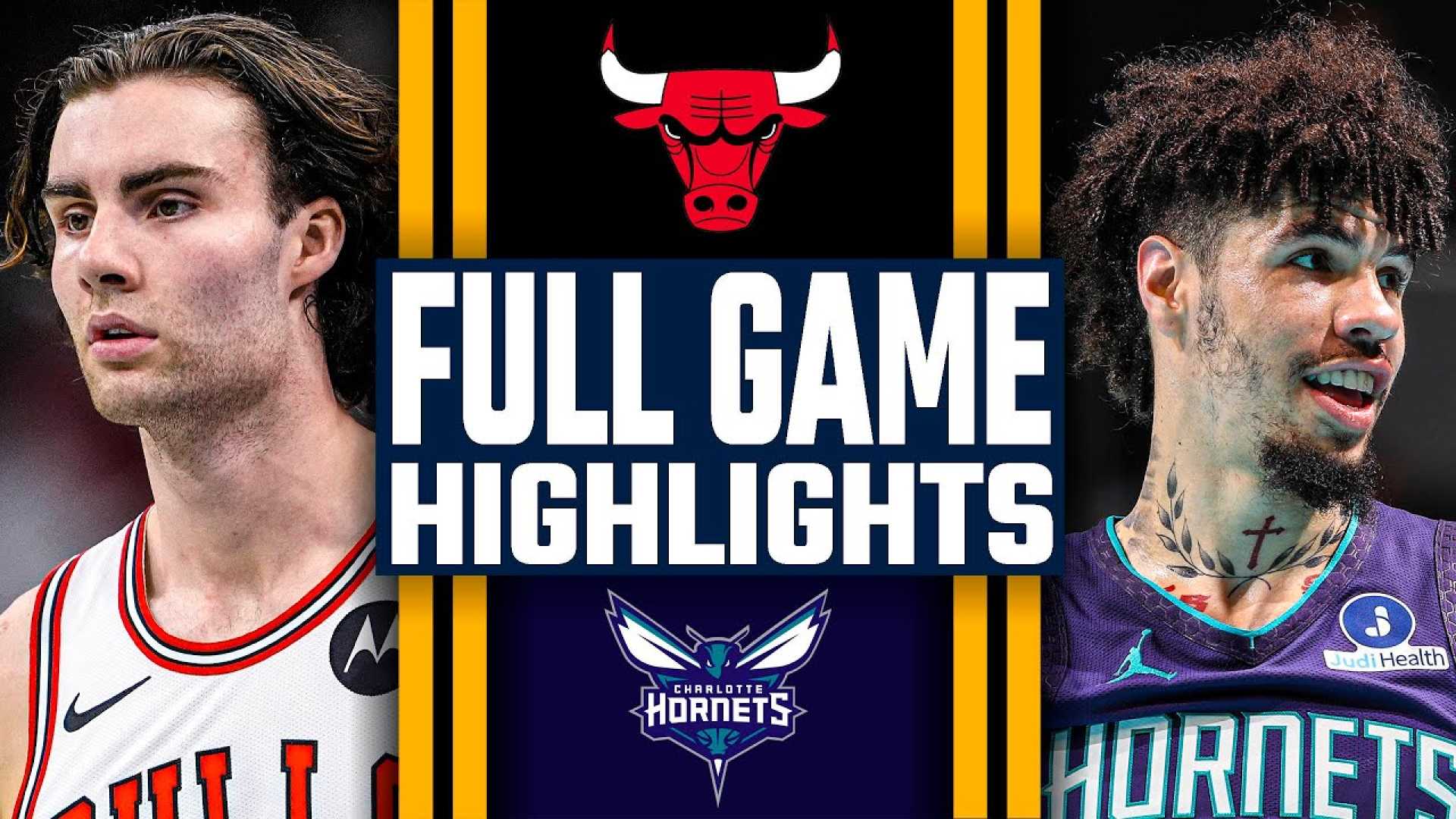 Hornets Vs Bulls Game Highlights