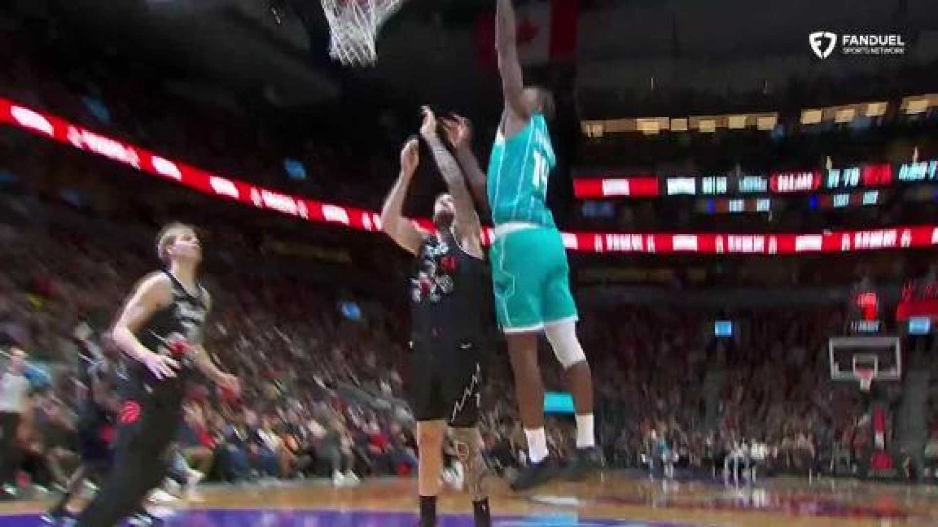 Hornets Vs Raptors Basketball Game Highlights