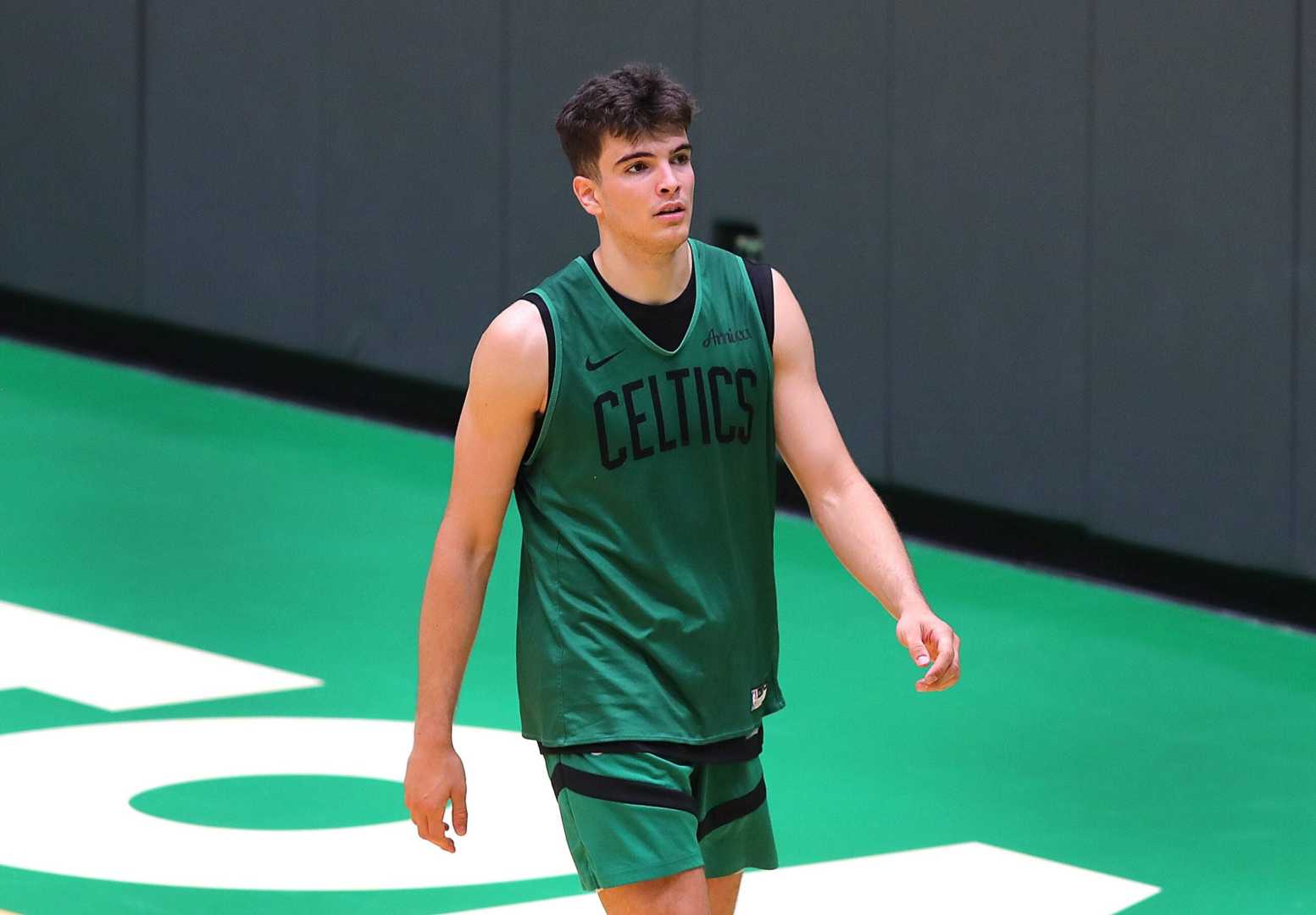 Hugo González Celtics Basketball Debut