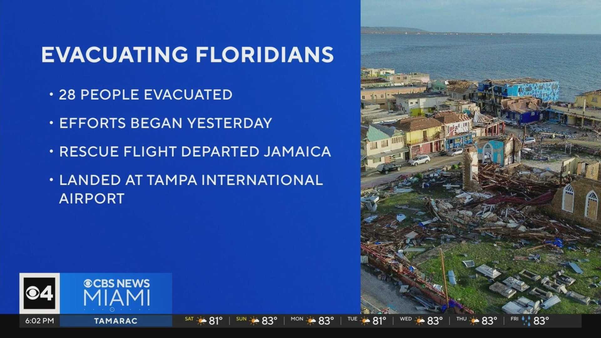 Hurricane Melissa Evacuation Efforts Florida