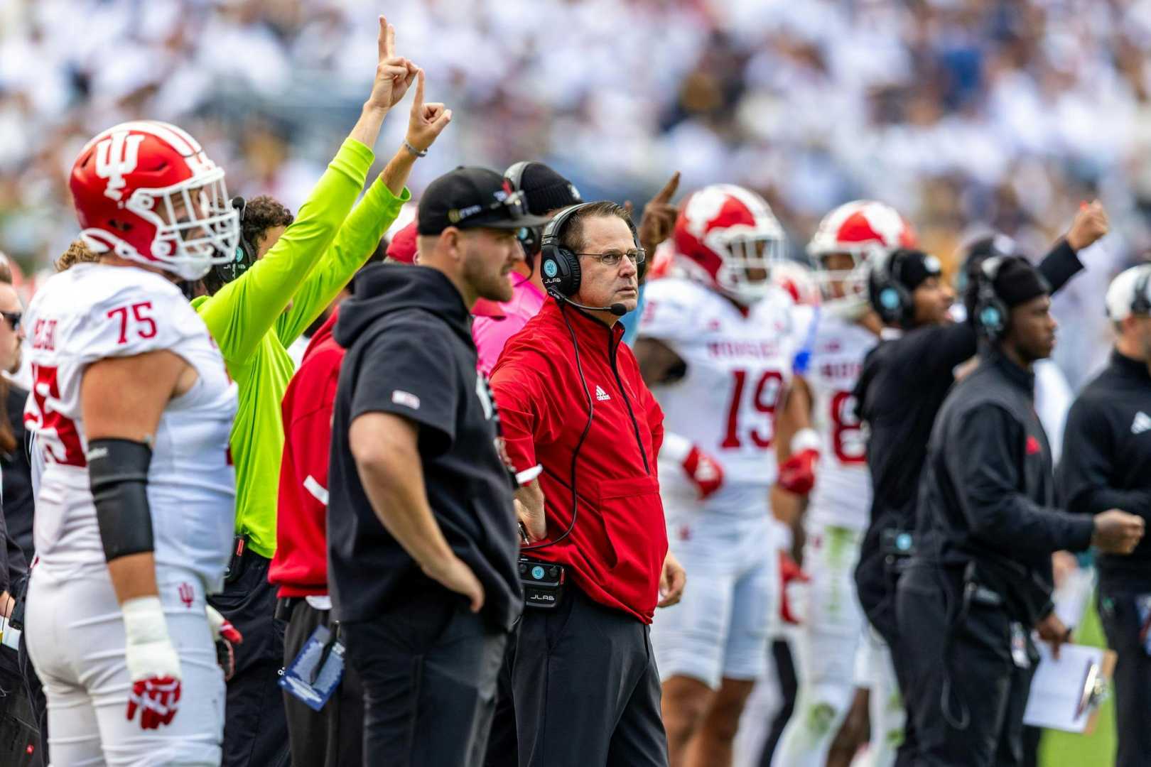 Indiana Football Game Against Wisconsin