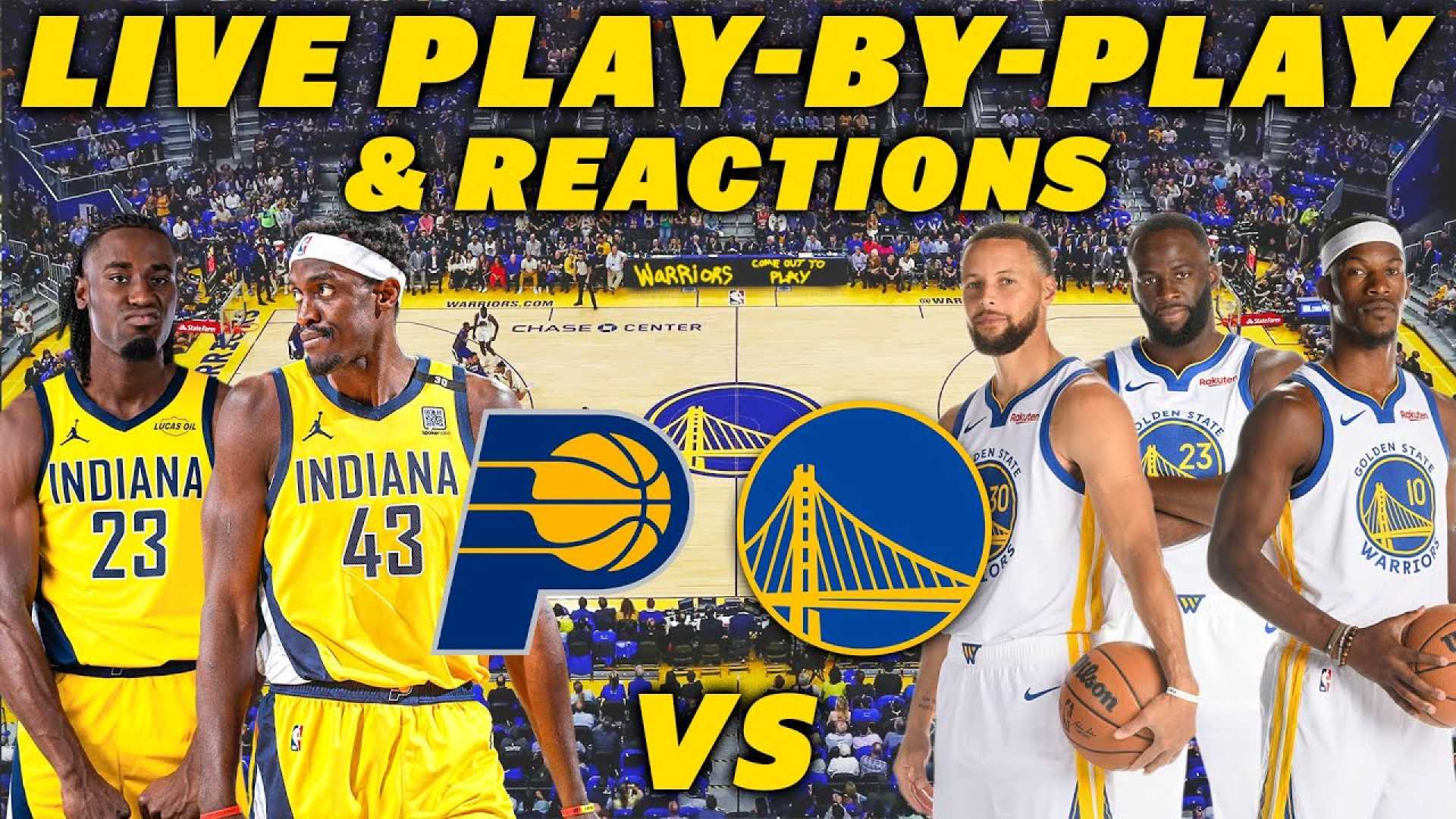 Indiana Pacers Vs Golden State Warriors