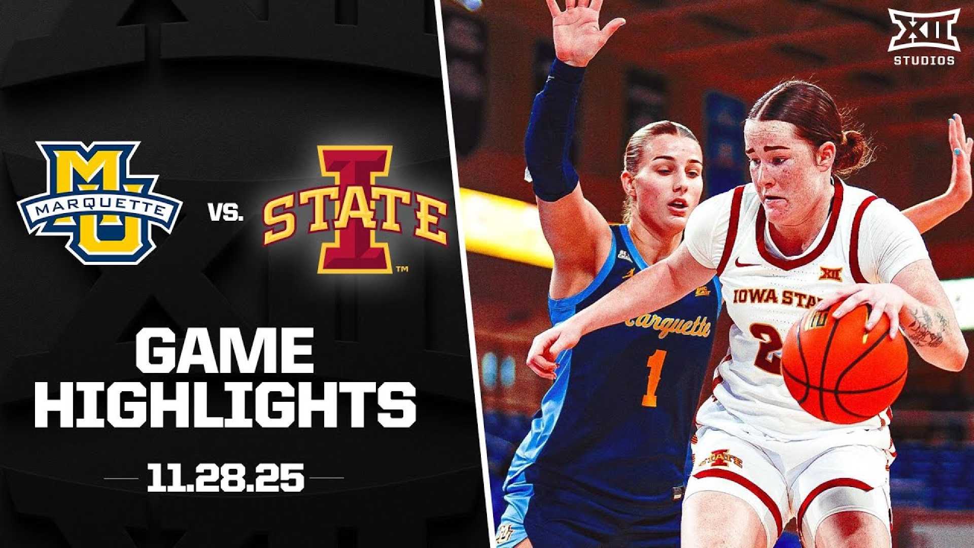 Iowa State Women's Basketball Against Marquette