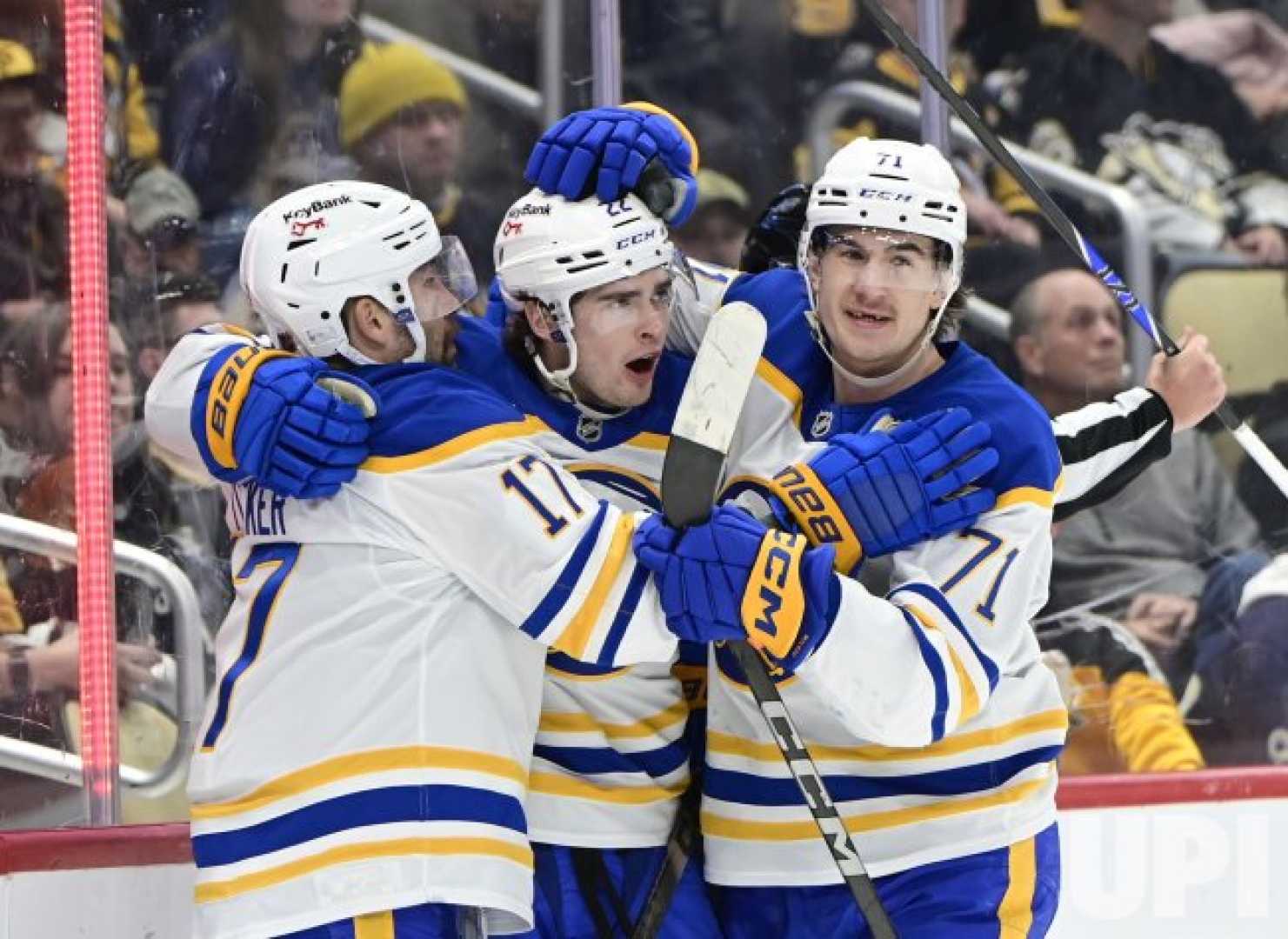 Jack Quinn Buffalo Sabres Goal Celebration