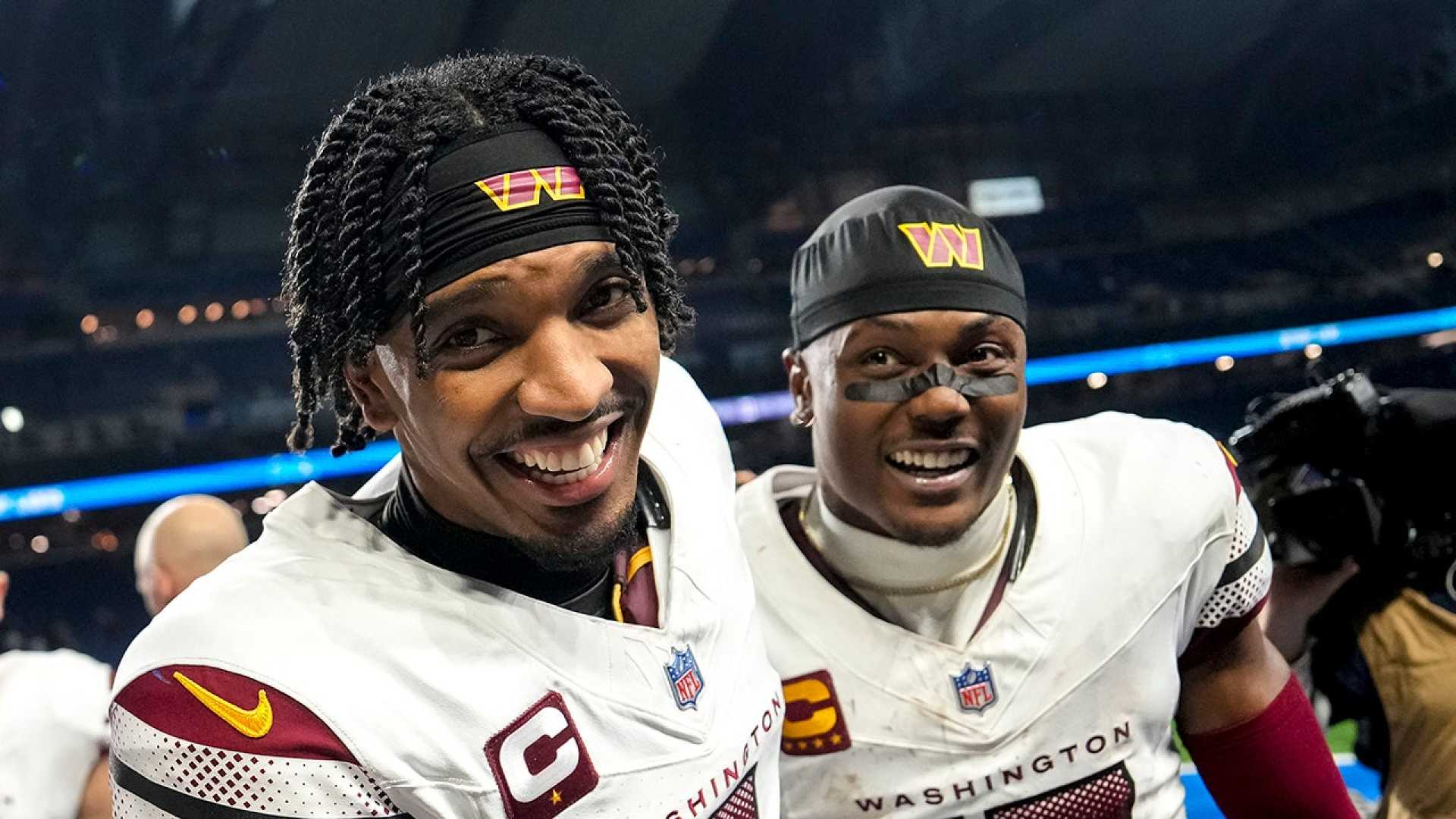 Jayden Daniels Terry Mclaurin Washington Commanders