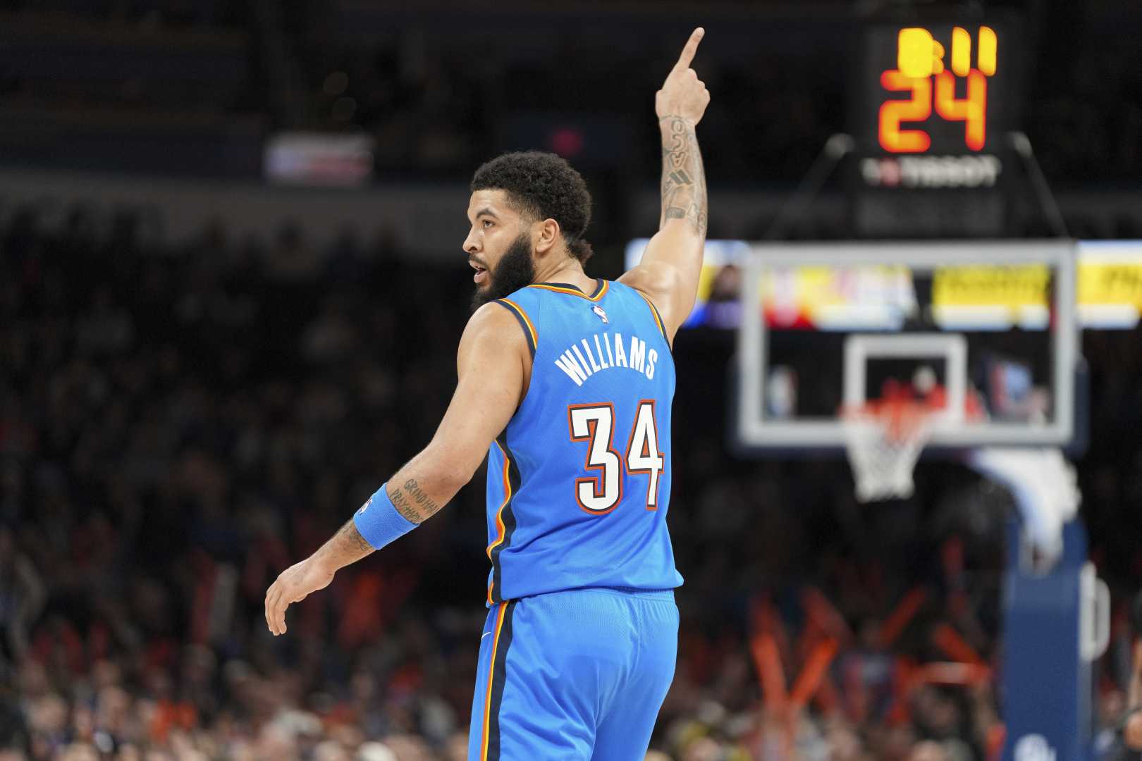 Jaylin Williams Oklahoma City Thunder Basketball