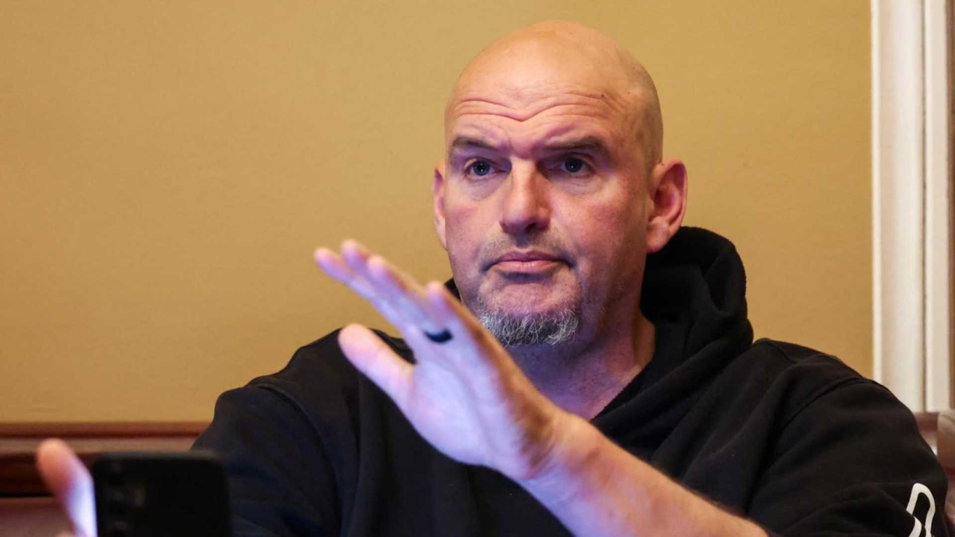 John Fetterman Hospital Fall Braddock