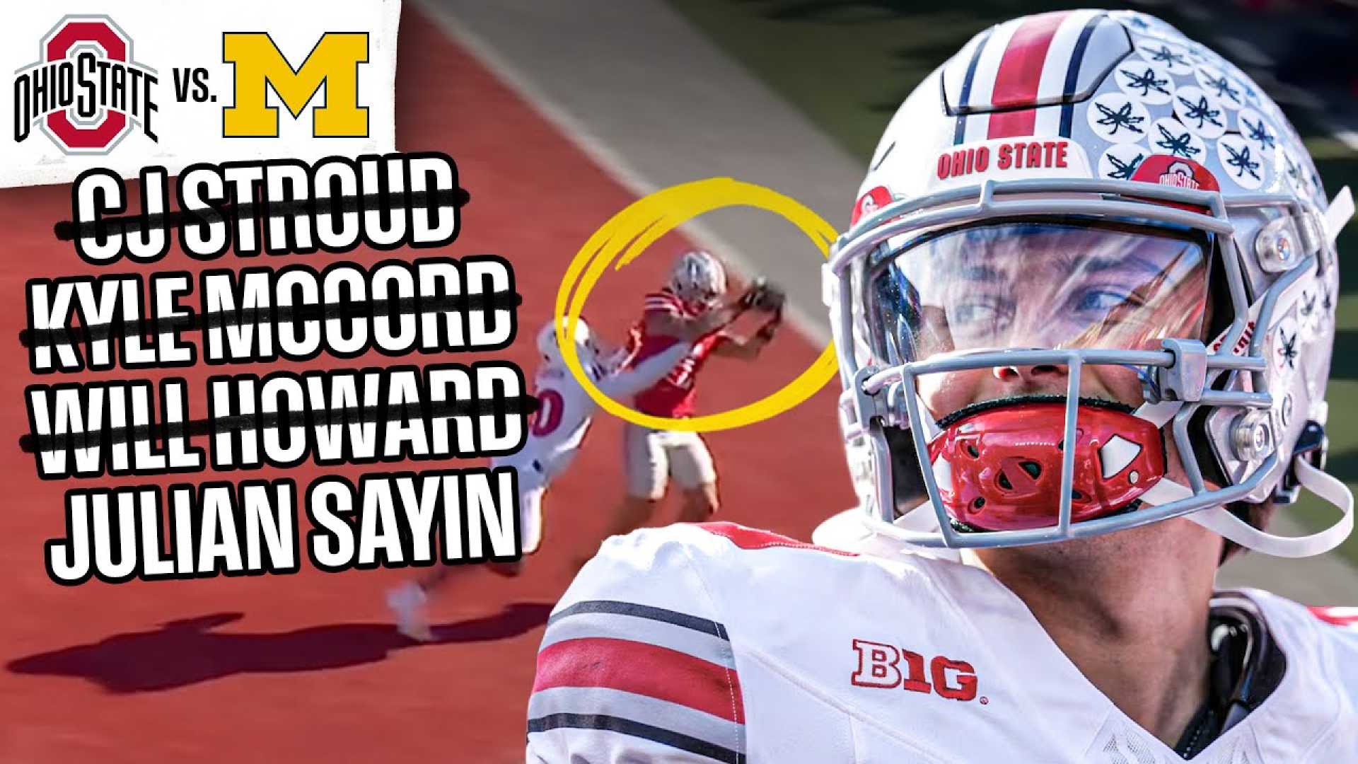 Julian Sayin Ohio State Michigan Rivalry