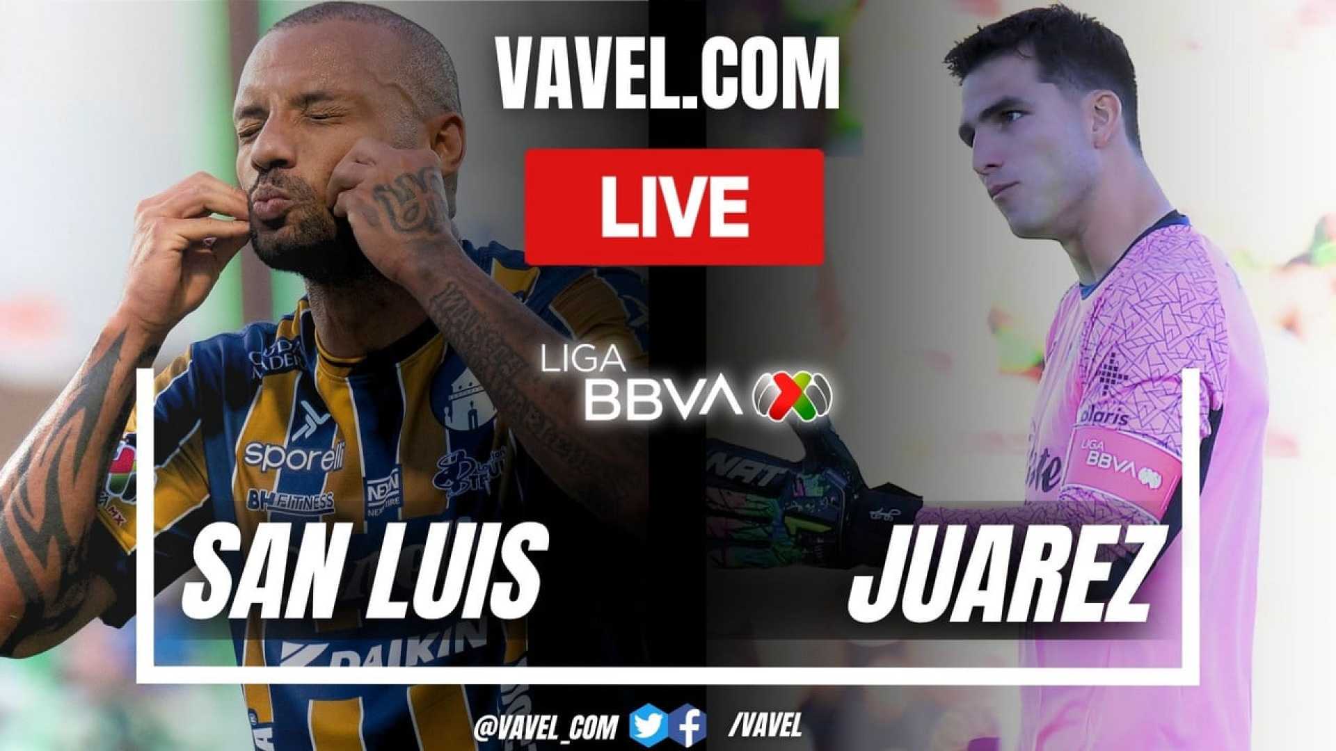 Juárez San Luis Liga Mx Football Match