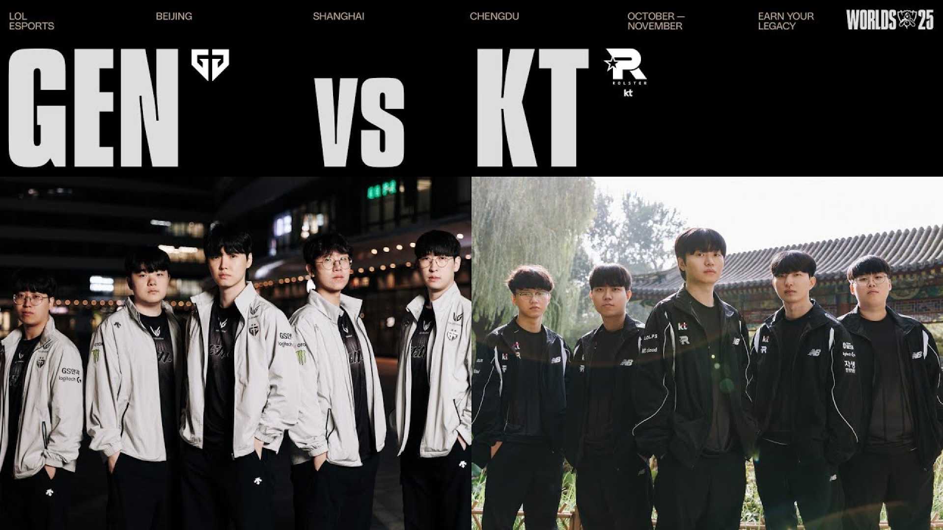 Kt Rolster Gen.g League Of Legends Worlds