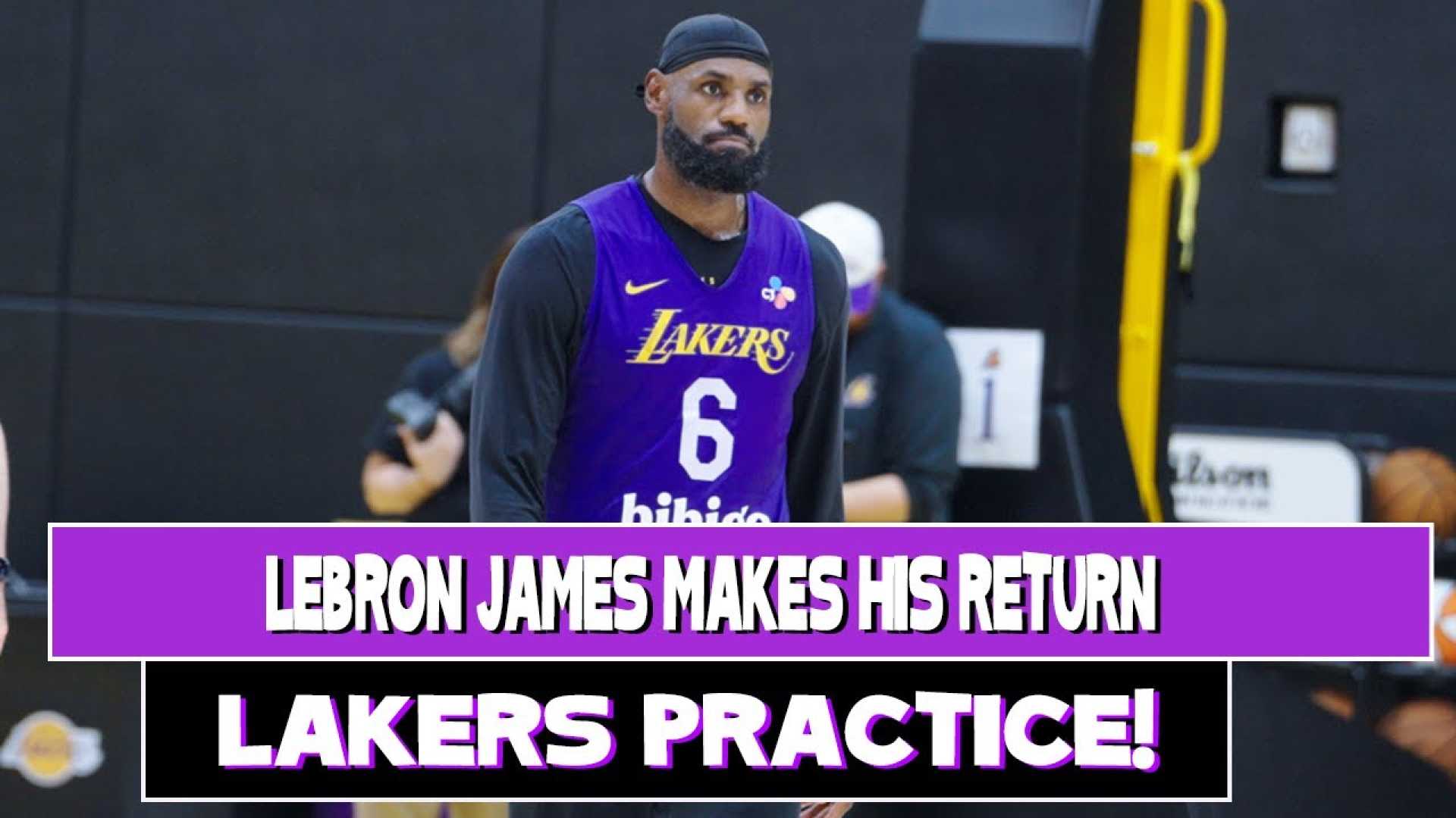 Lebron James Basketball Practice