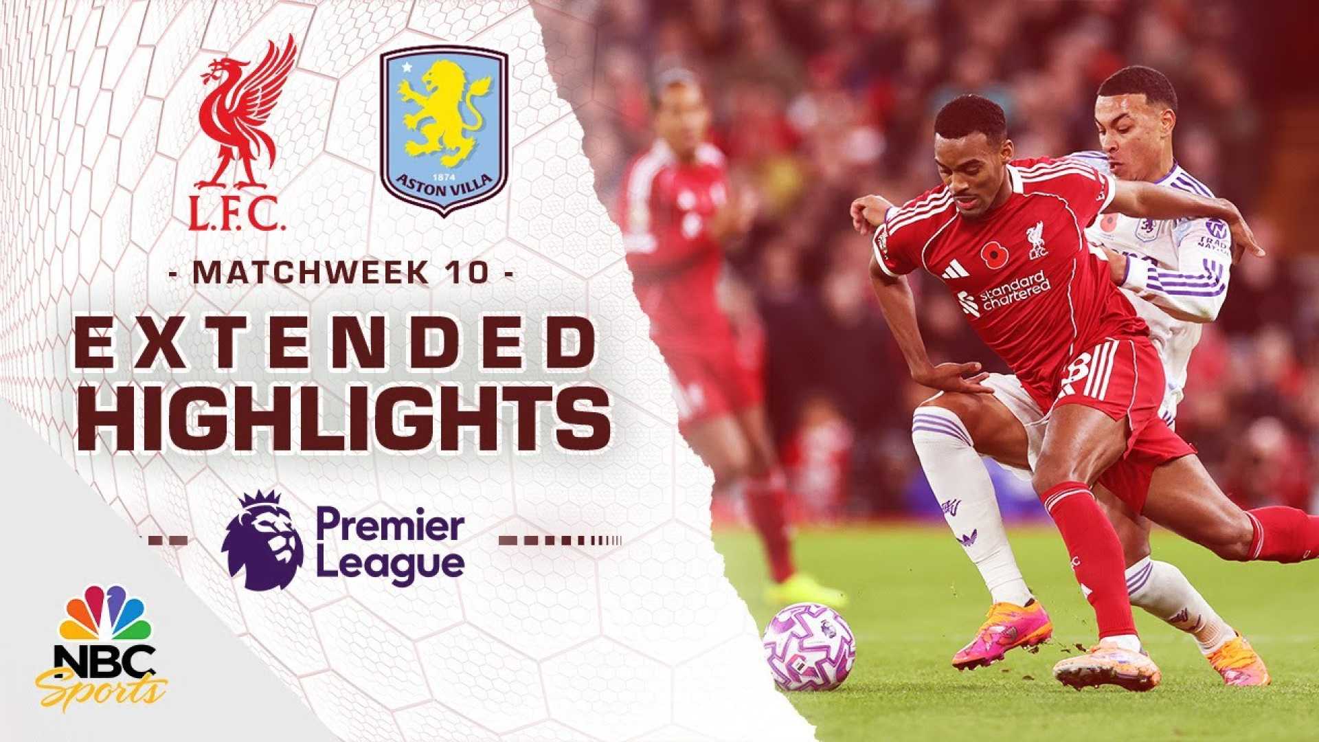 Liverpool Vs Aston Villa Match