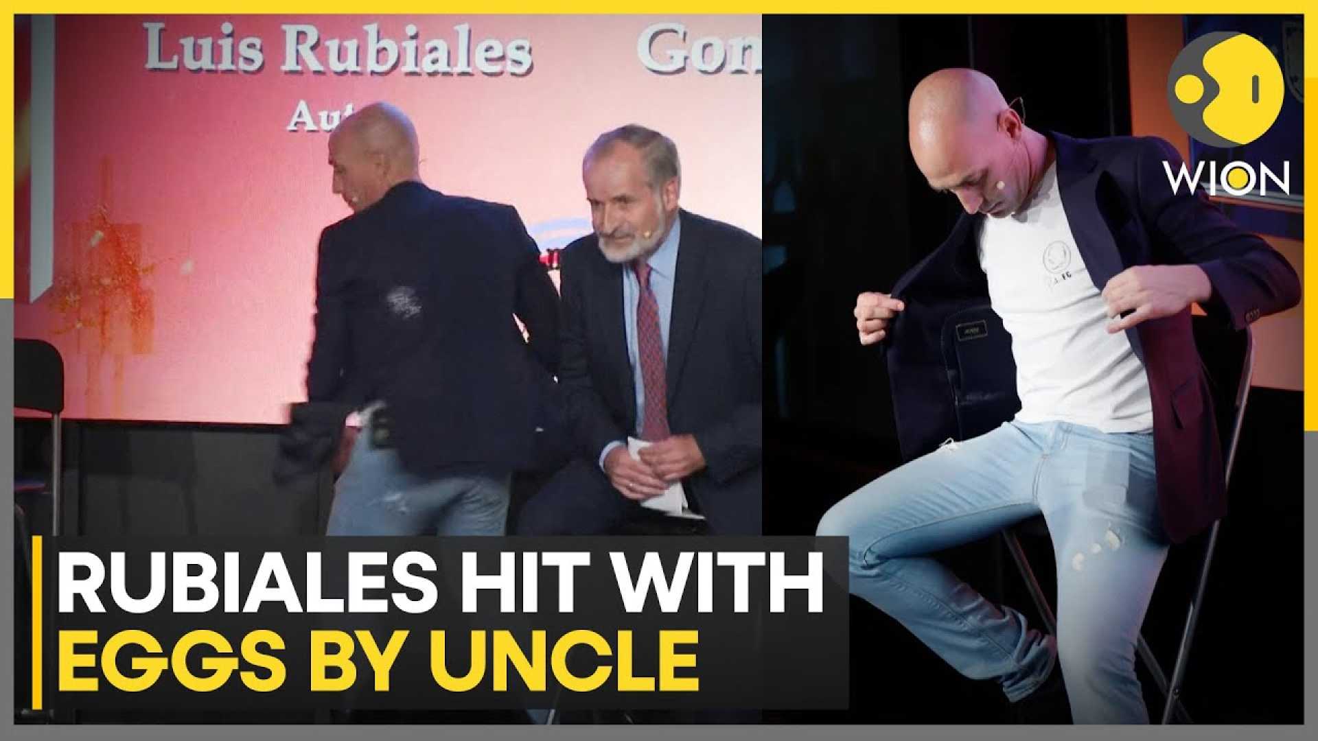 Luis Rubiales Book Launch Attack