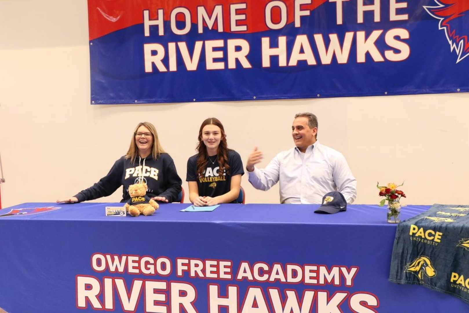 Maggie Hamed Volleyball Signing Pace University