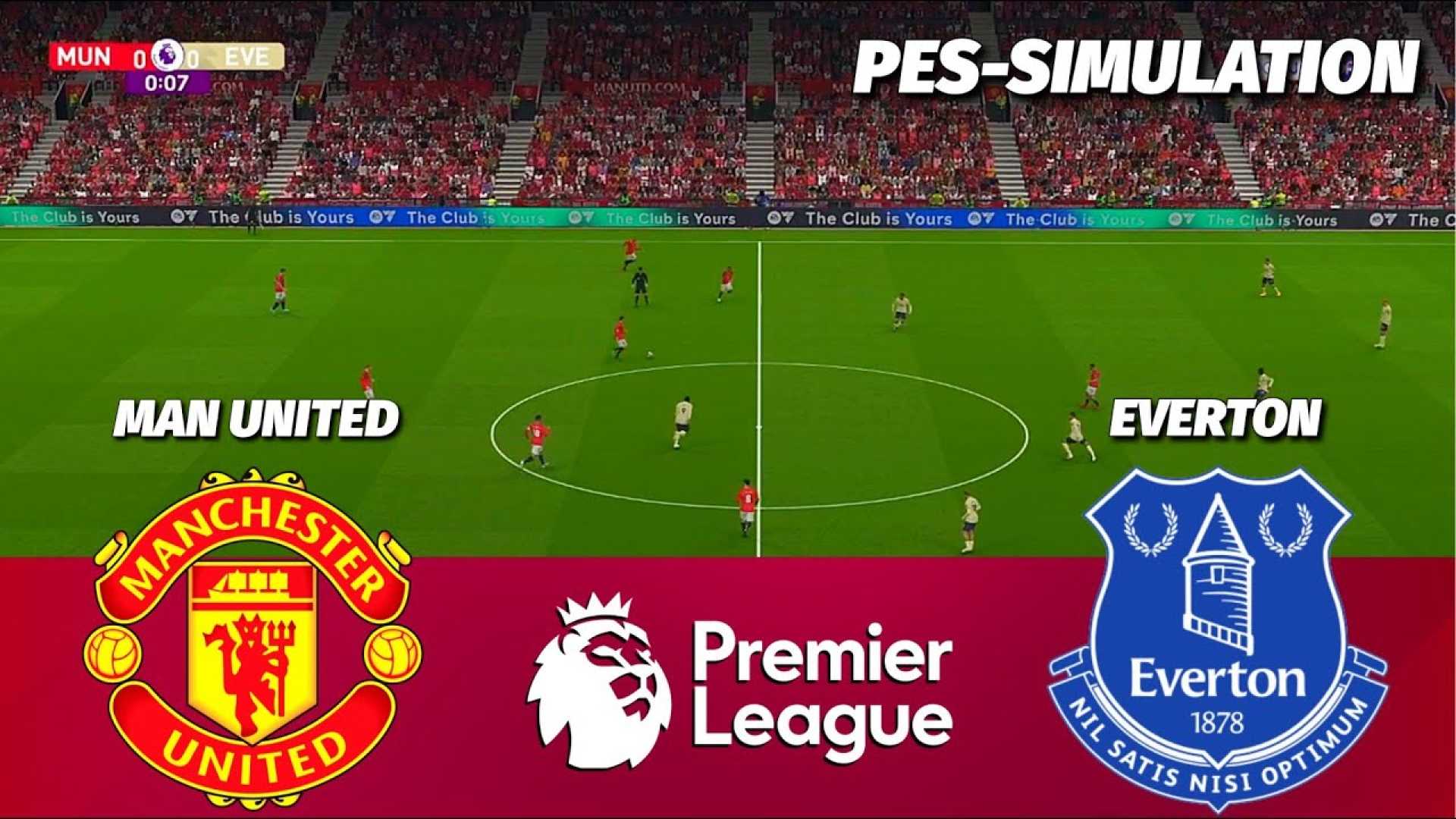 Manchester United Vs Everton Match 2025