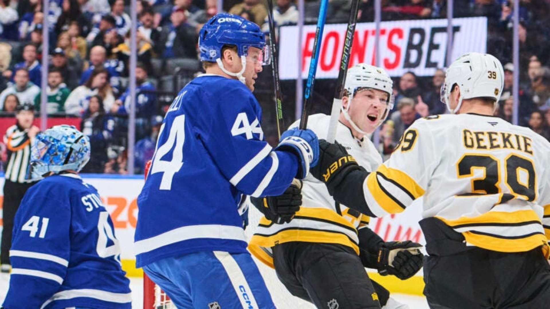 Mason Lohrei Bruins Toronto Maple Leafs