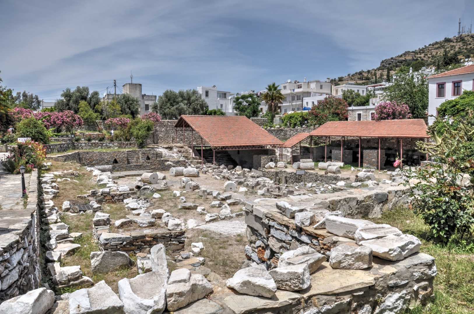 Mausoleum At Halicarnassus Ruins In Bodrum