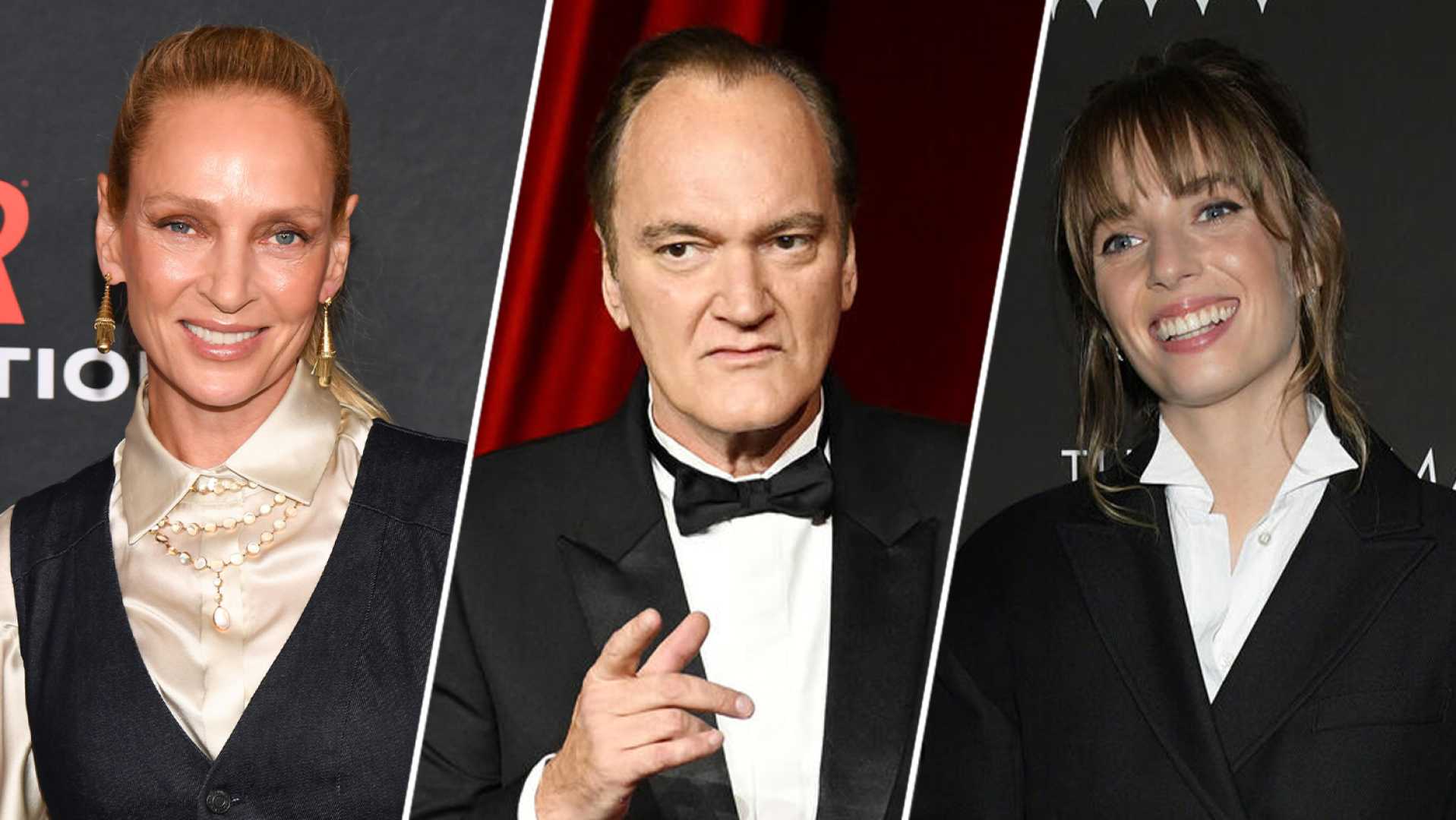 Maya Hawke Uma Thurman Quentin Tarantino
