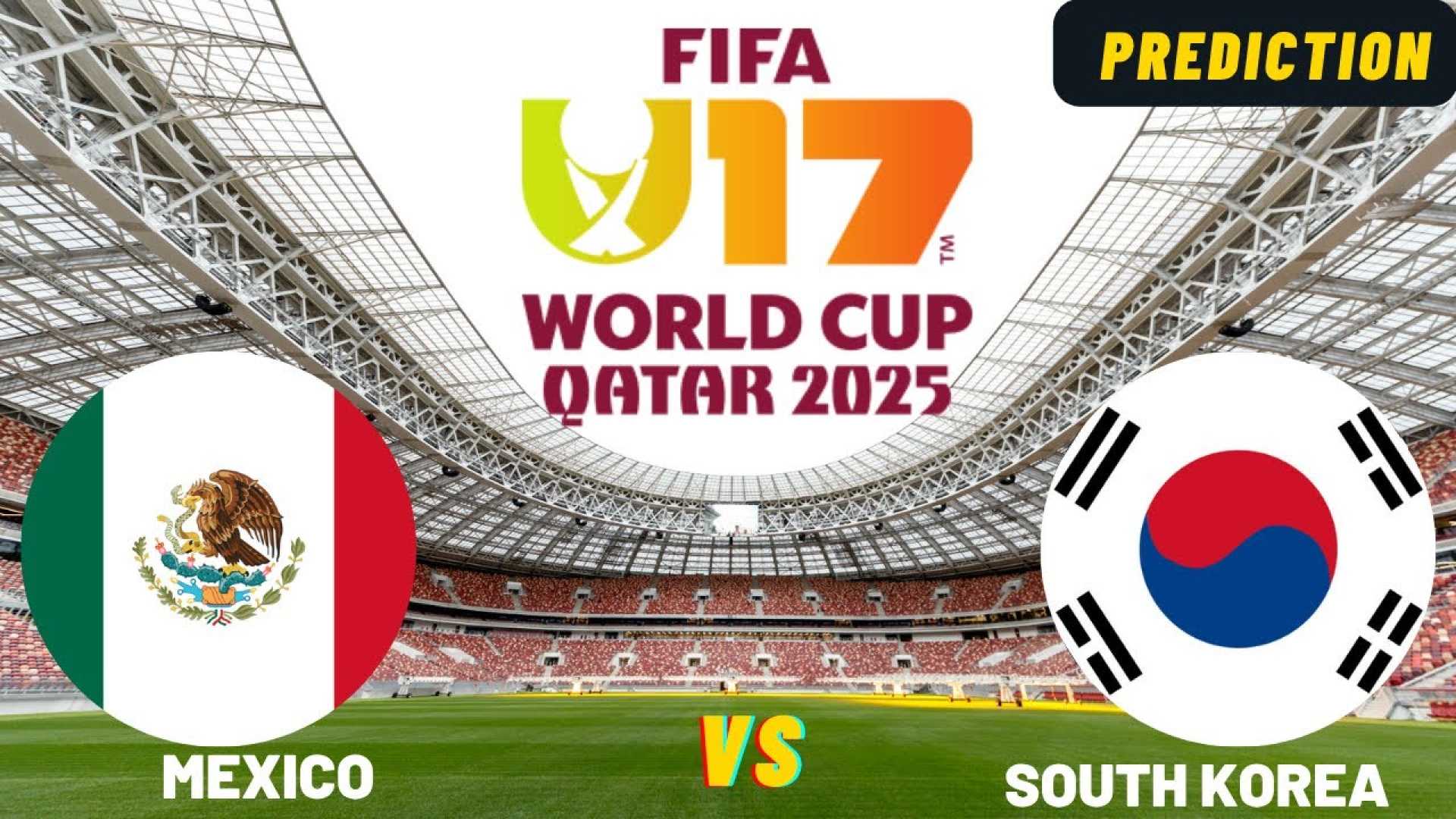 Mexico U17 Vs South Korea U17 Soccer Match