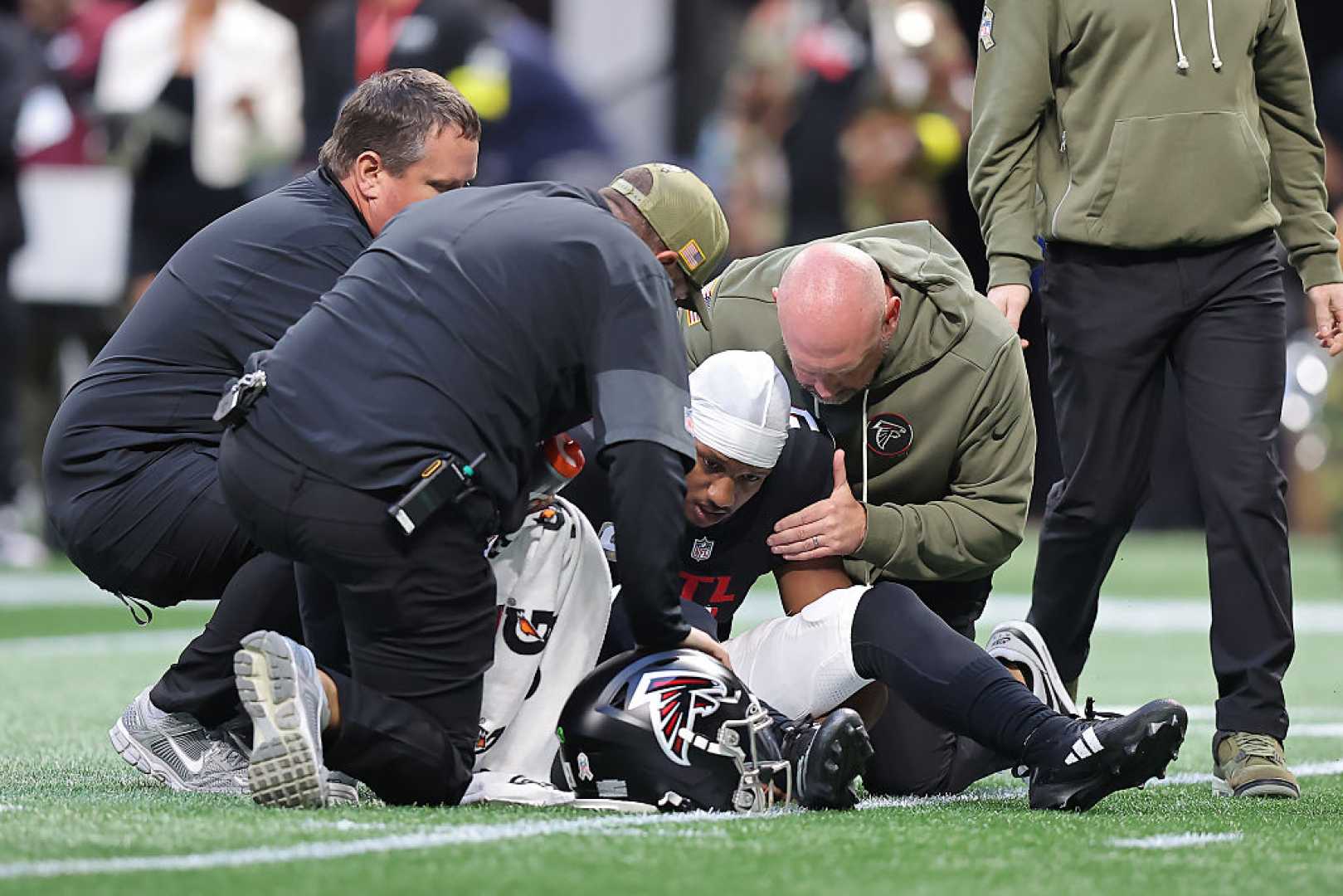 Michael Penix Jr. Atlanta Falcons Knee Injury