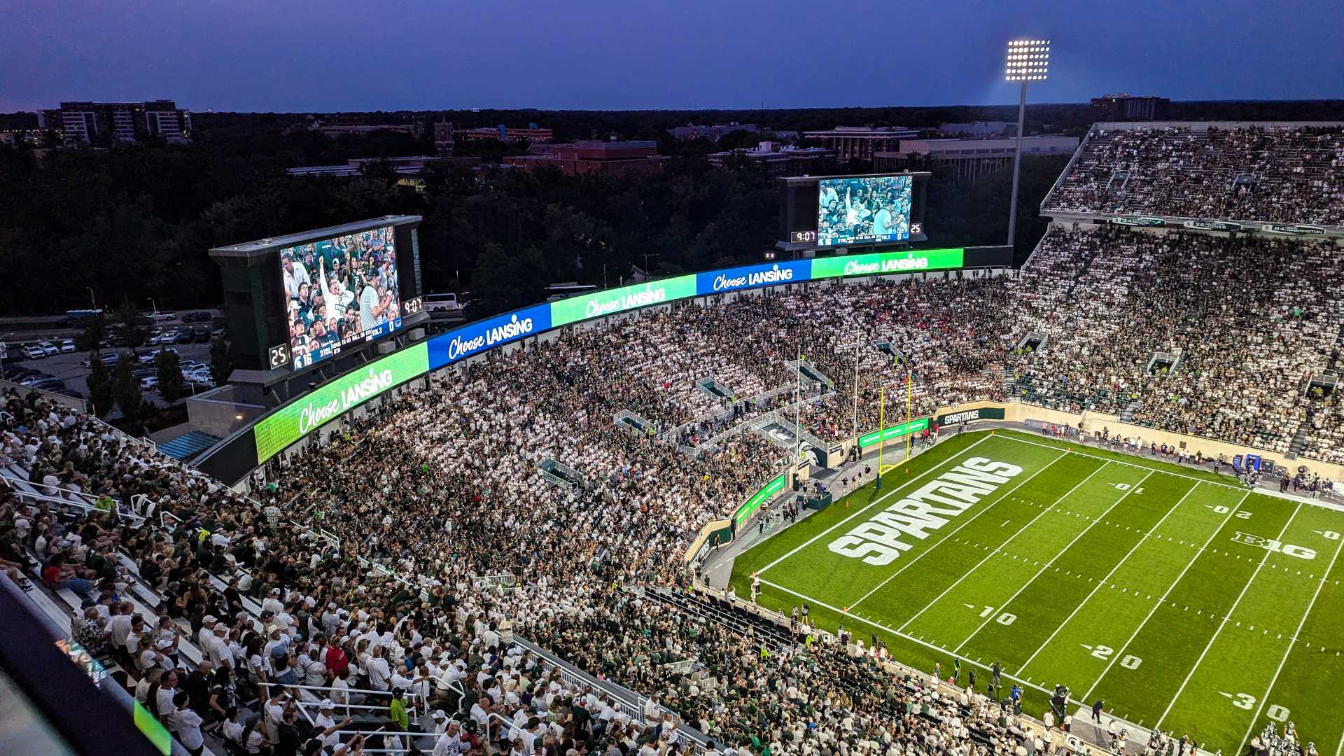 Michigan State Football Game Spartan Stadium