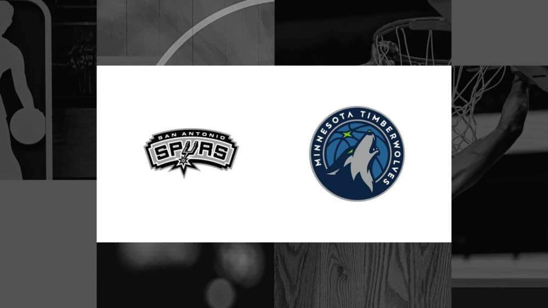 Minnesota Timberwolves Vs San Antonio Spurs