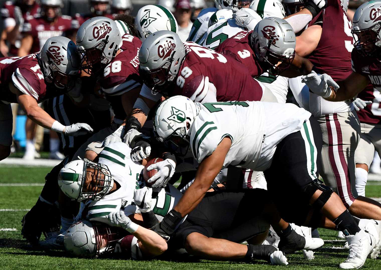 Montana Grizzlies Football Team Portland State