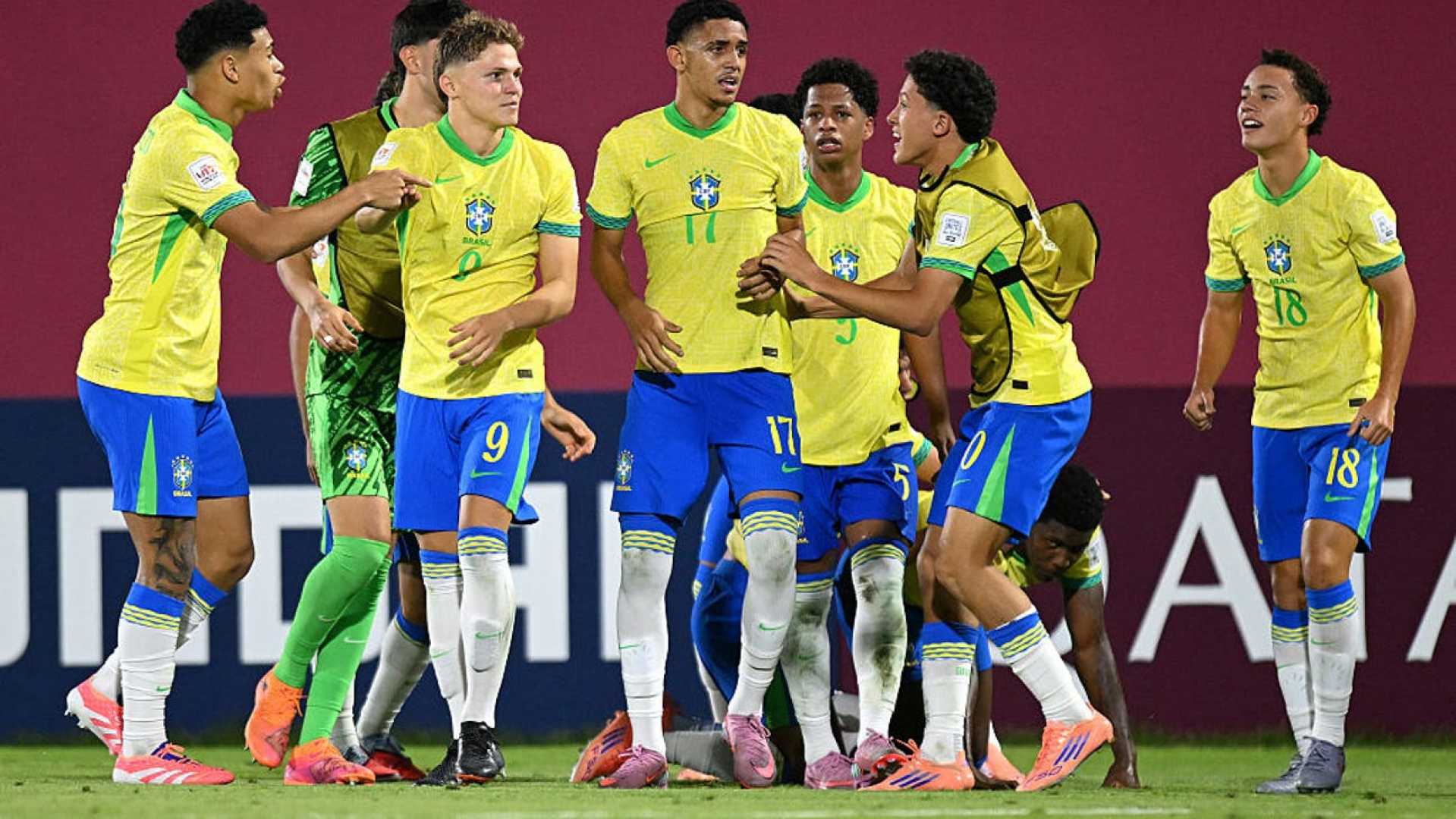 Morocco U17 Vs Brazil U17 Football Match