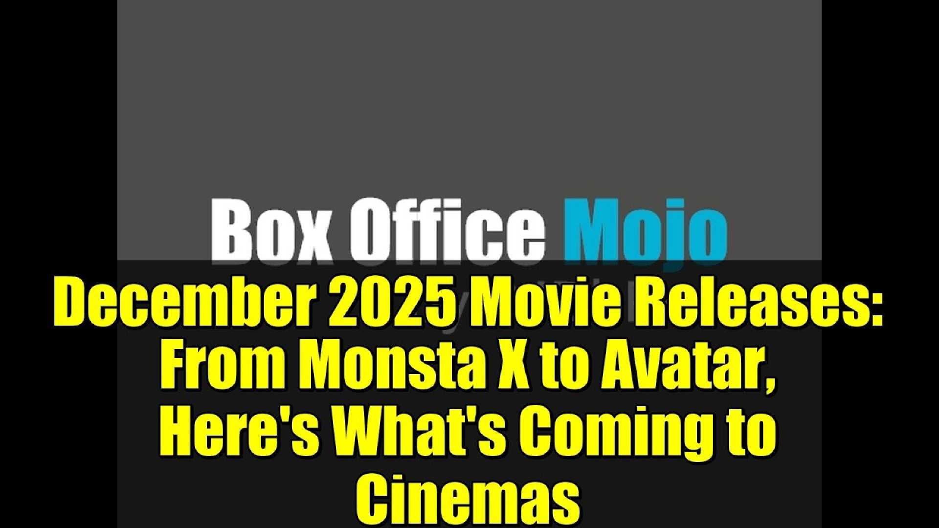 Movie Releases December 2025