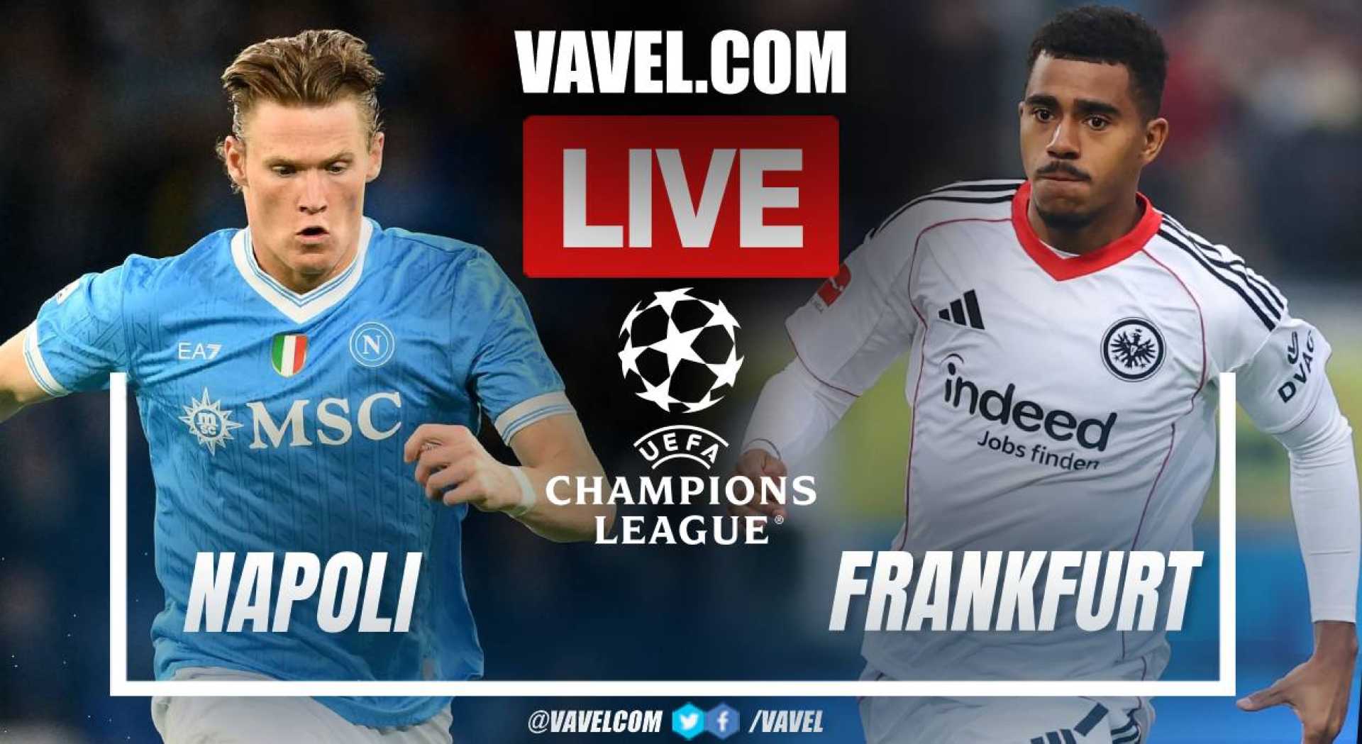 Napoli Vs Frankfurt Champions League