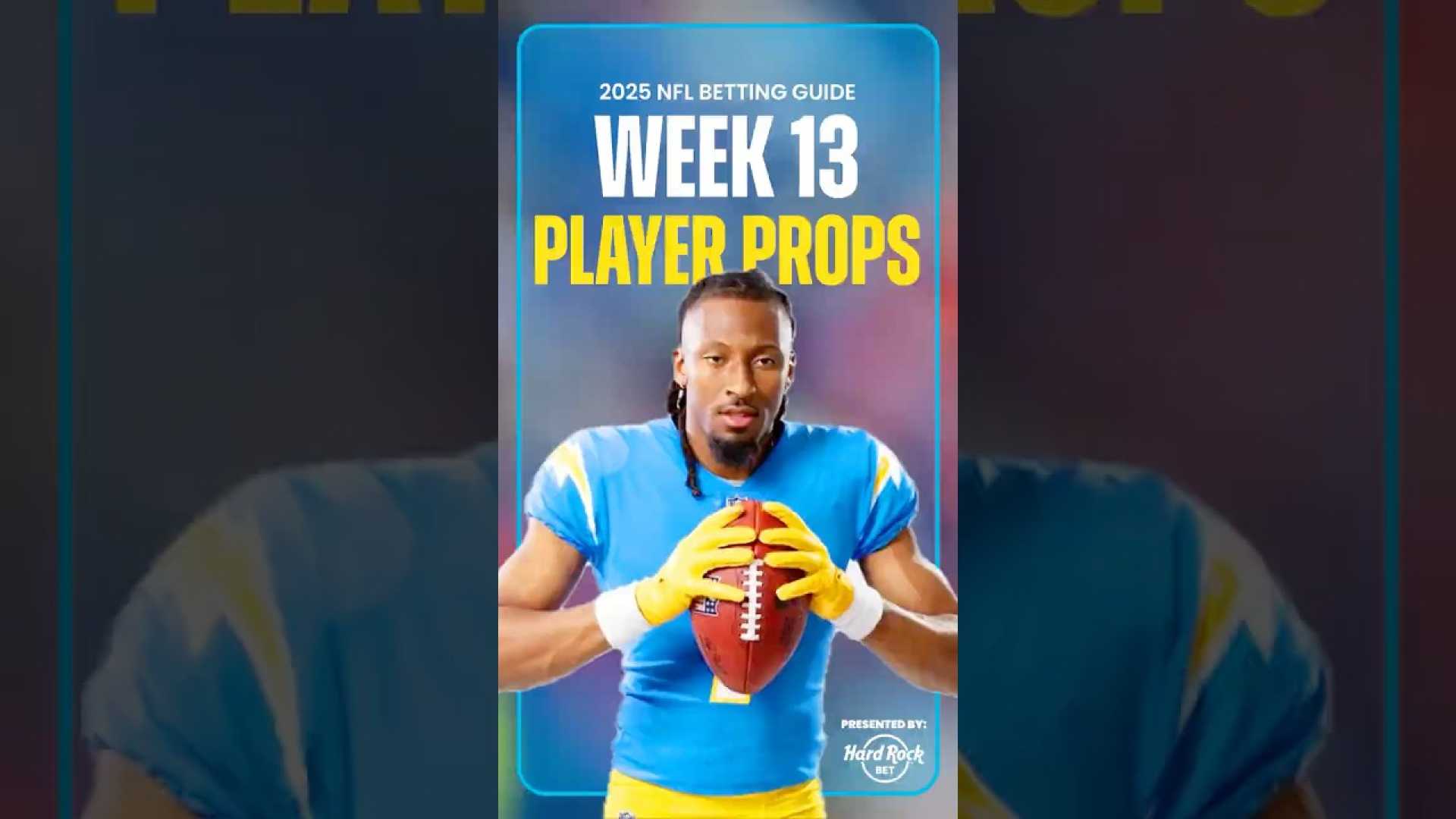 Nfl Player Props Week 13