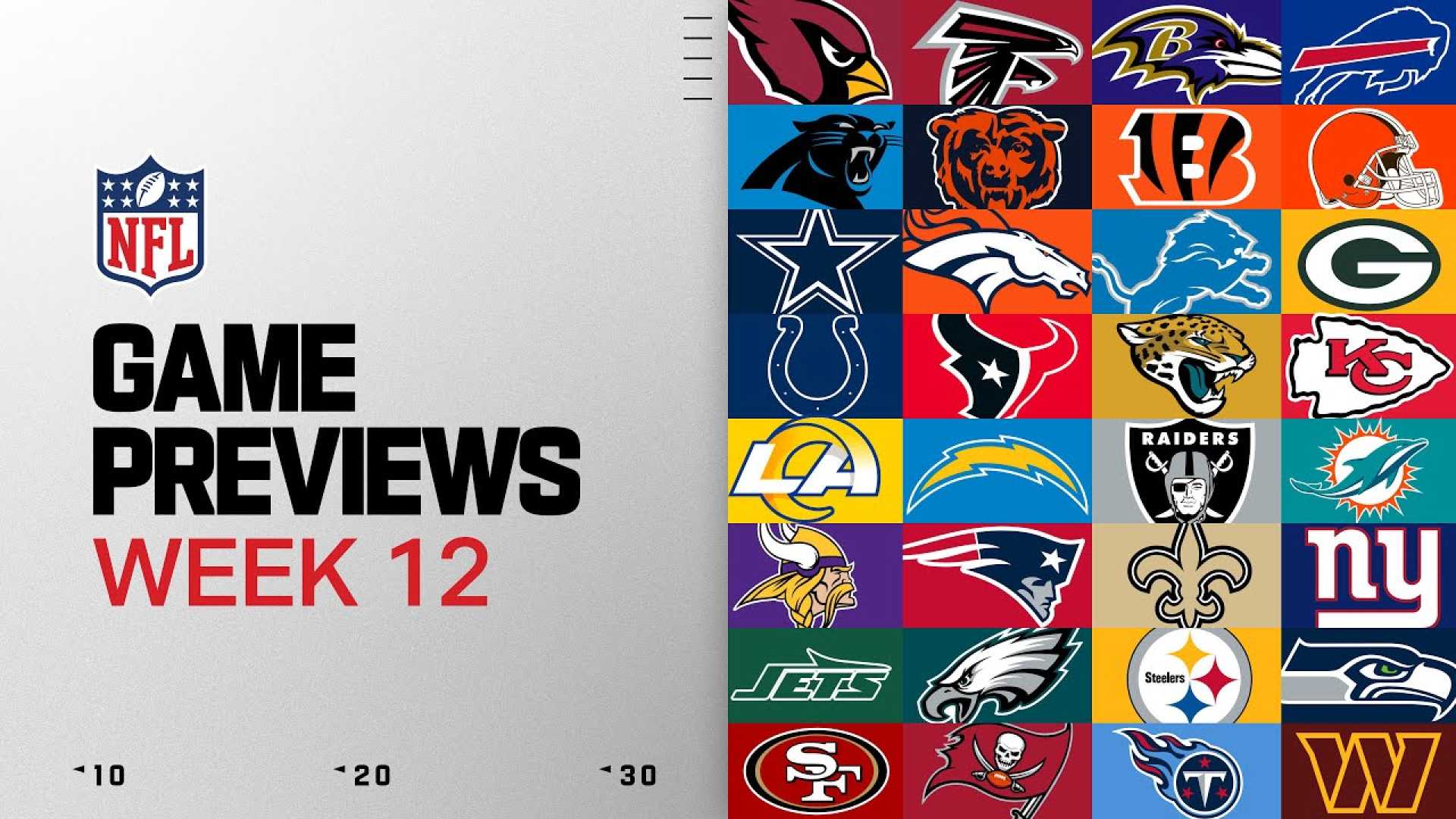 Nfl Week 12 Matchups