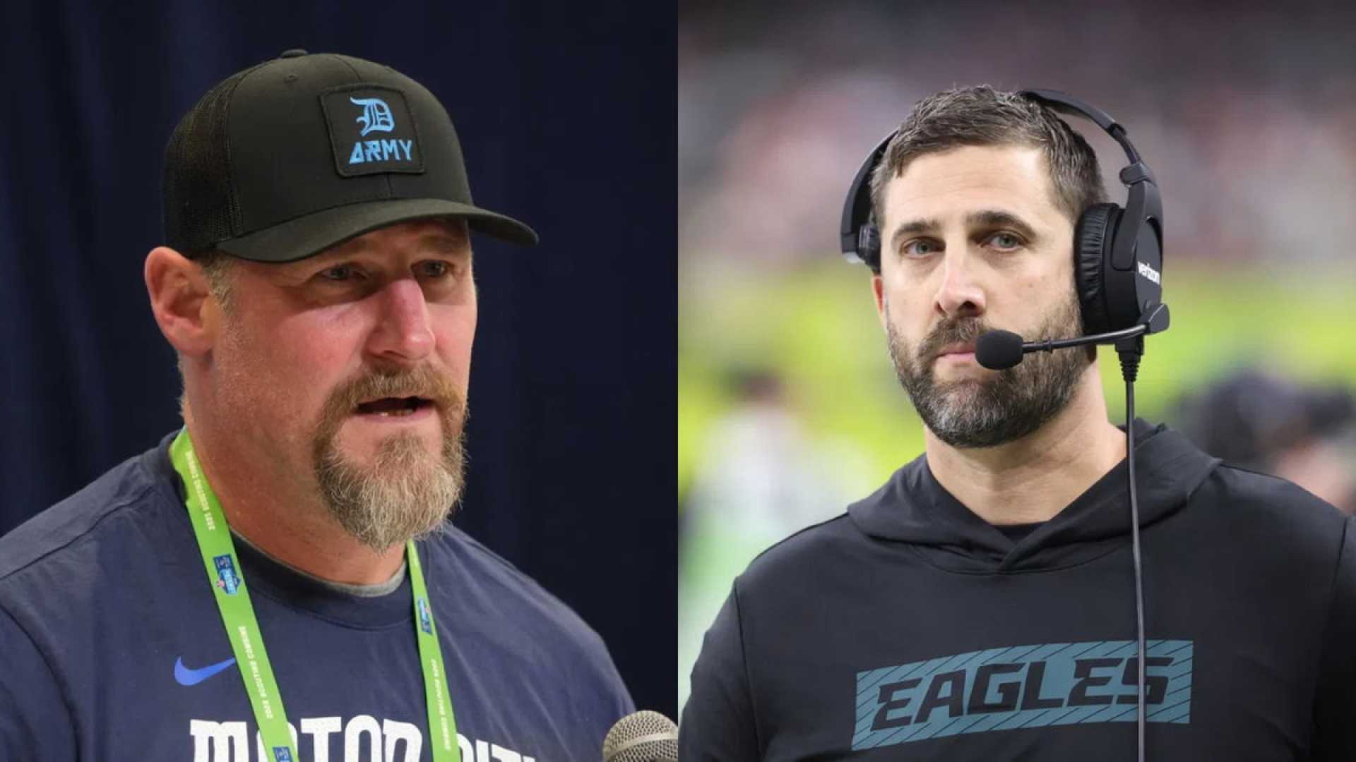Nick Sirianni Dan Campbell Eagles Lions Matchup