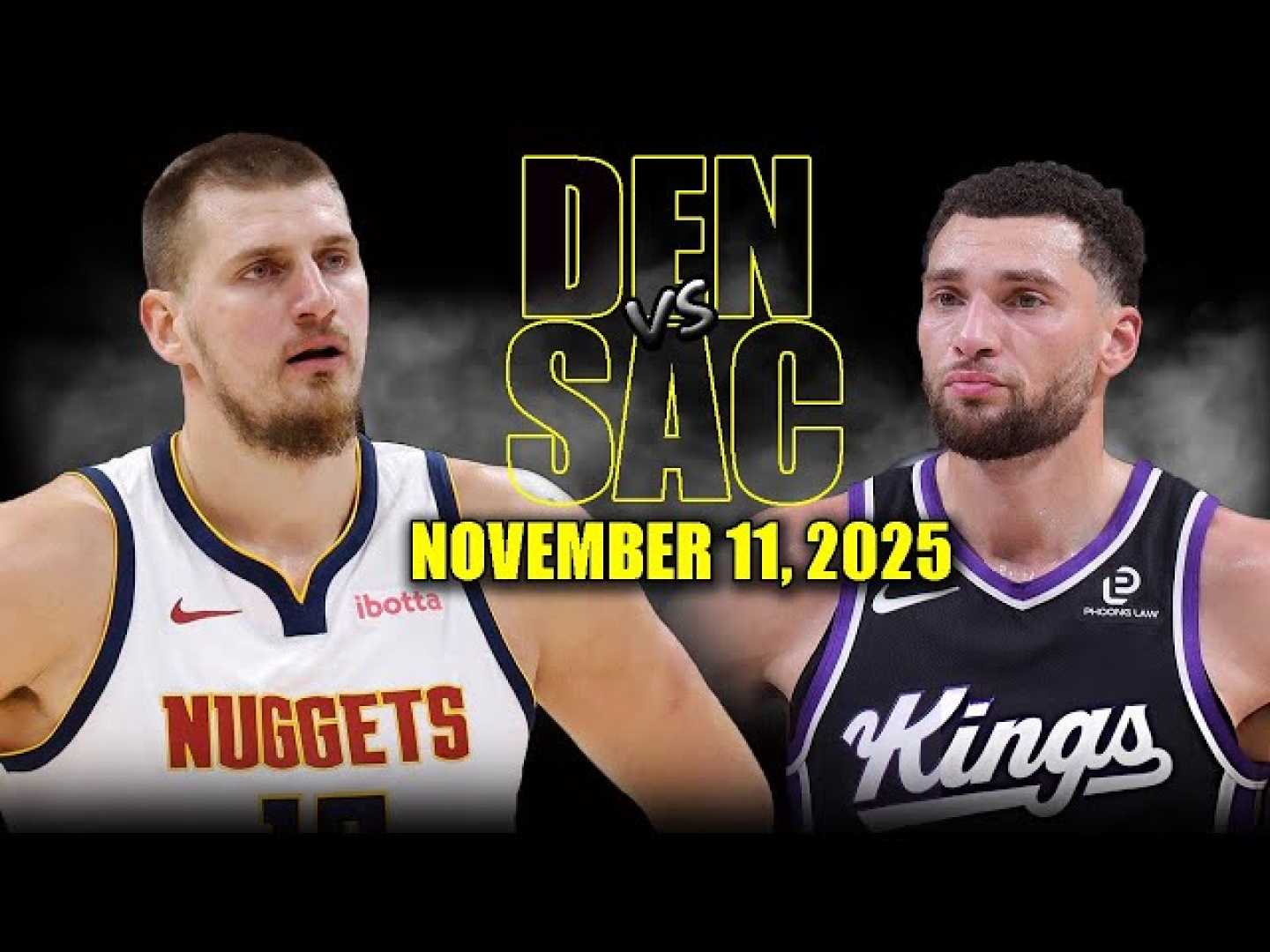 Nuggets Vs Kings Nba Game November 2025