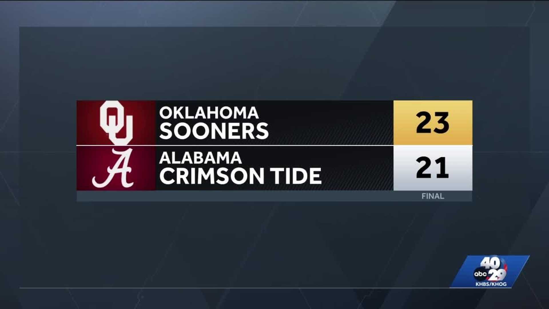 Oklahoma Alabama College Football Playoff
